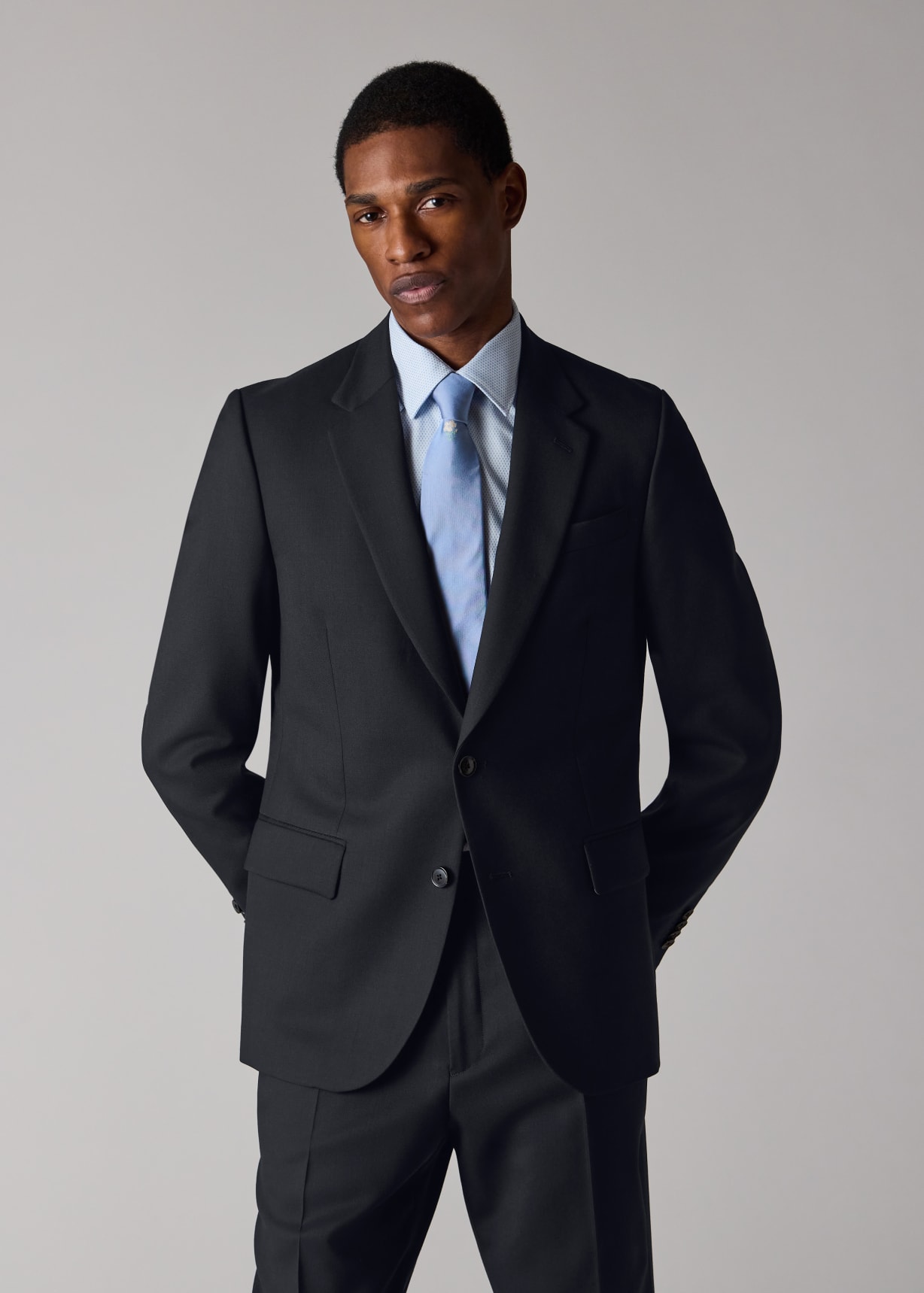 The Soho - Tailored-Fit Navy Wool 'A Suit To Travel In' Blazer