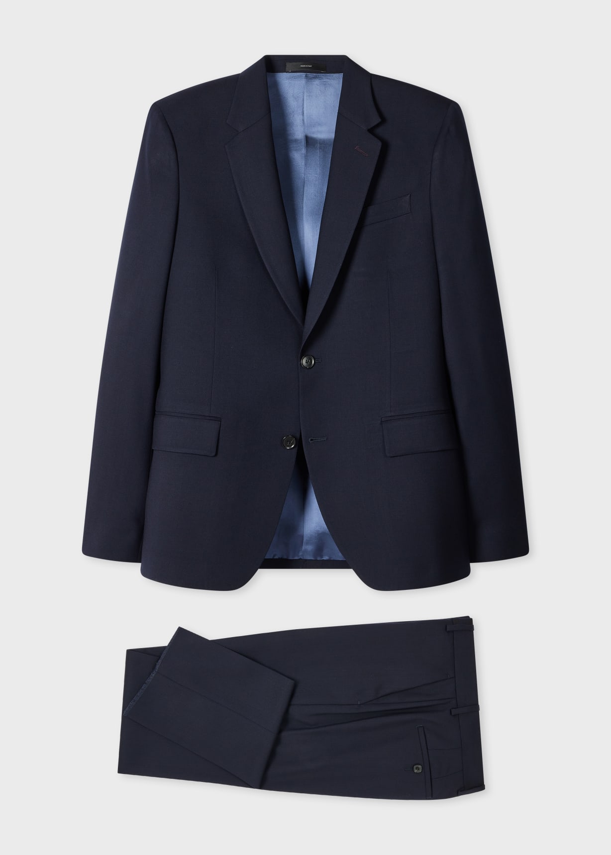 The Soho - Tailored-Fit Navy Wool 'A Suit To Travel In'