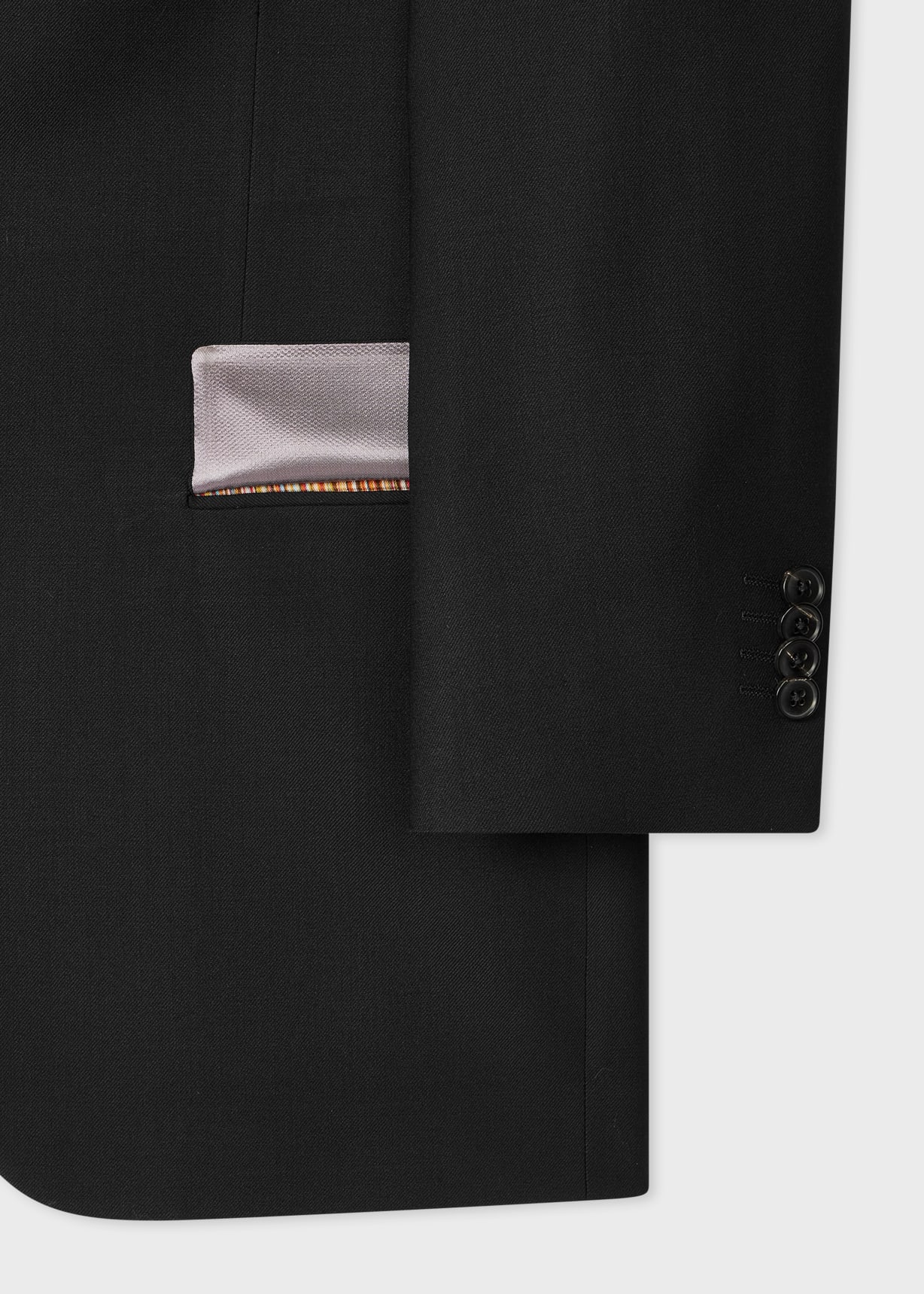 The Soho - Tailored-Fit Black Wool 'A Suit To Travel In'