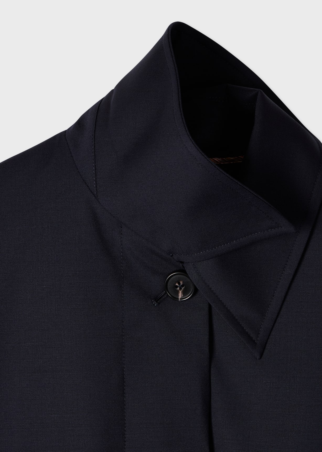 Women's Navy 'Storm System' Wool Mac