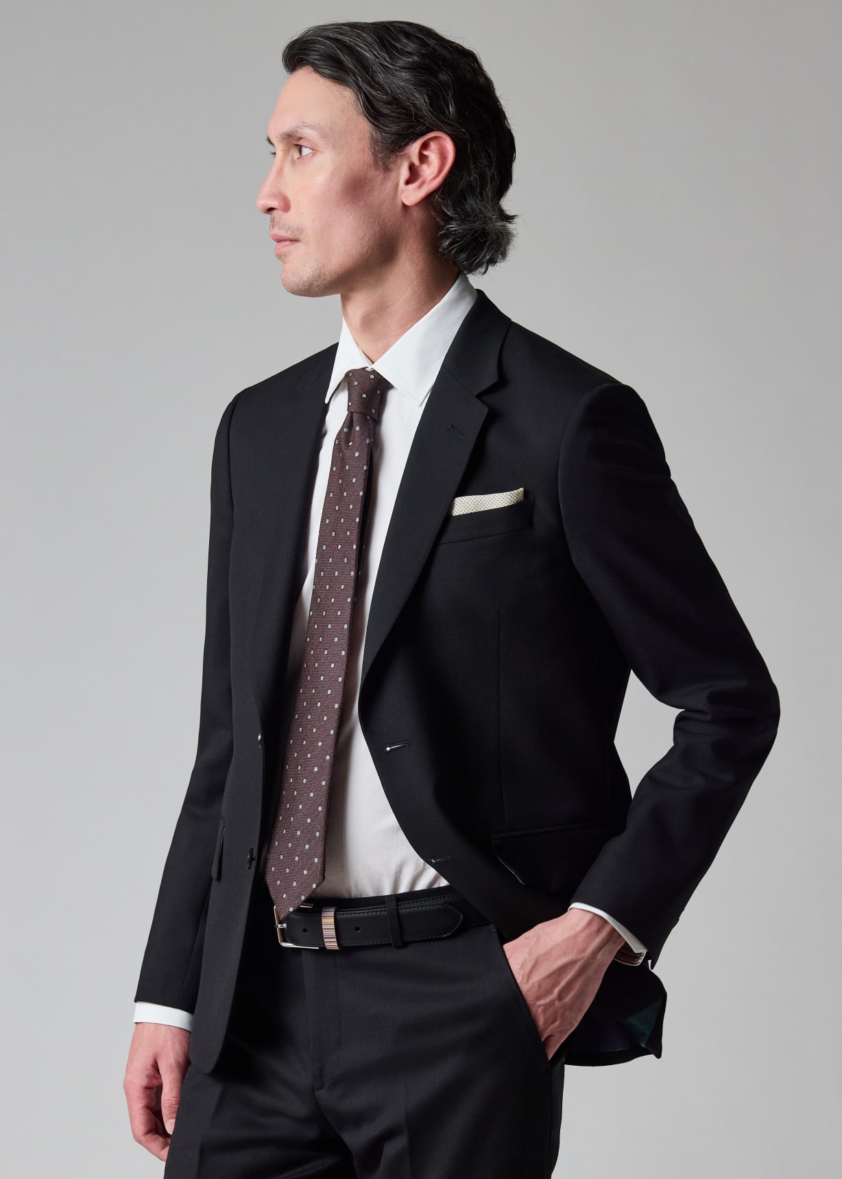 The Soho - Tailored-Fit Black Wool 'A Suit To Travel In'