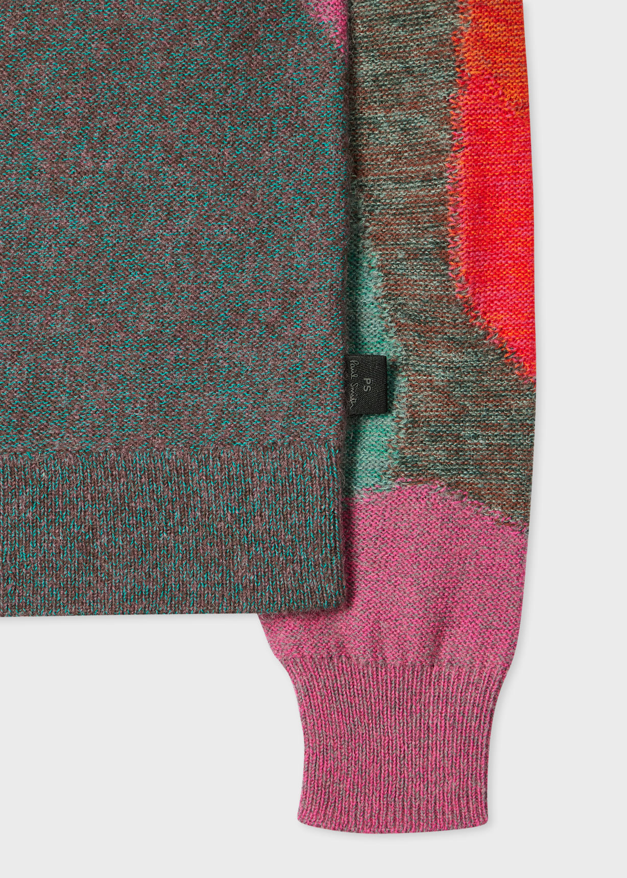 Men's 'Glitch Floral' Cotton-Mohair Sweater