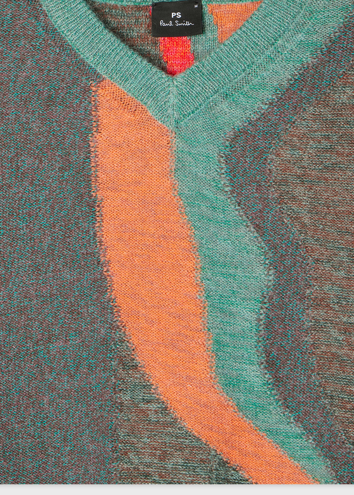 Men's 'Glitch Floral' Cotton-Mohair Knitted Vest