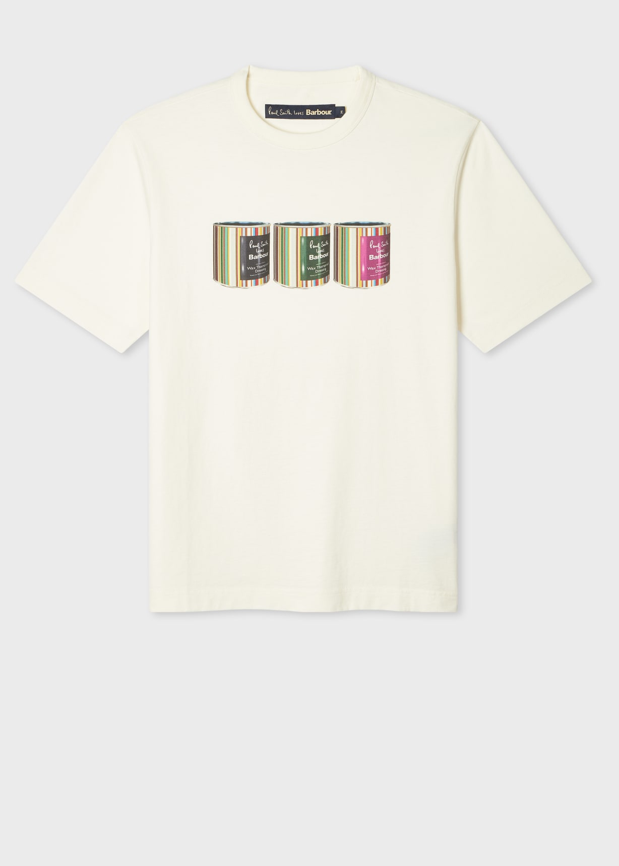 Paul Smith loves Barbour - White Tinned Print T-Shirt