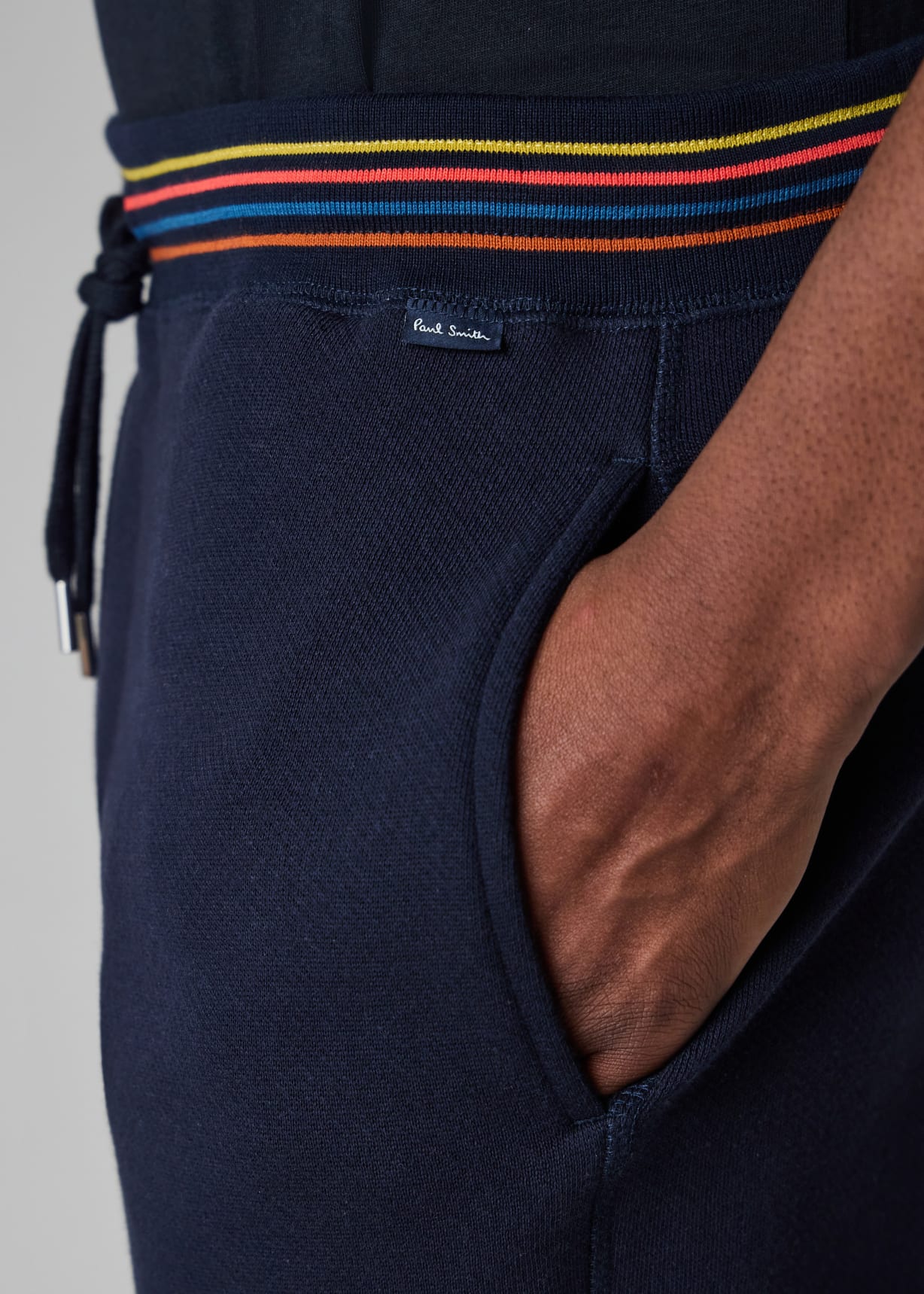 Navy Cotton 'Artist Stripe' Lounge Pants