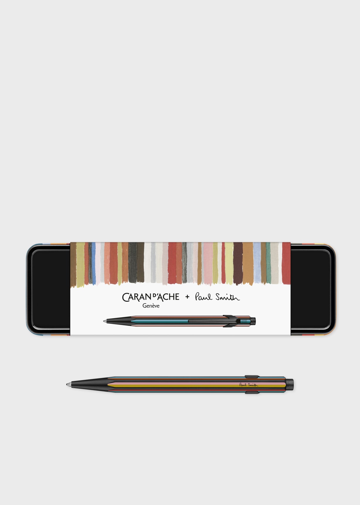 Caran d'Ache + Paul Smith - 849 Black 'Signature Stripe' Ballpoint Pen