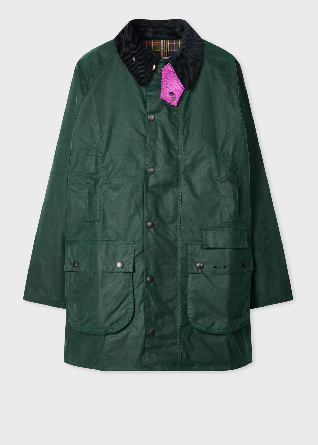 Paul Smith loves Barbour ジャケット Paul Smith loves Barbour - Dark Green Gamefair Waxed Jacket