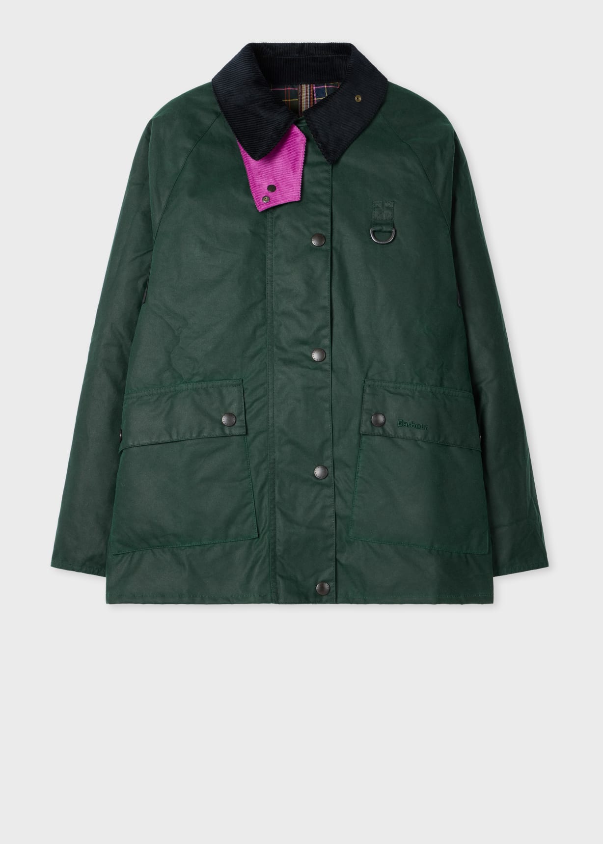 Paul Smith loves Barbour - Women's Dark Green Spey Waxed Jacket