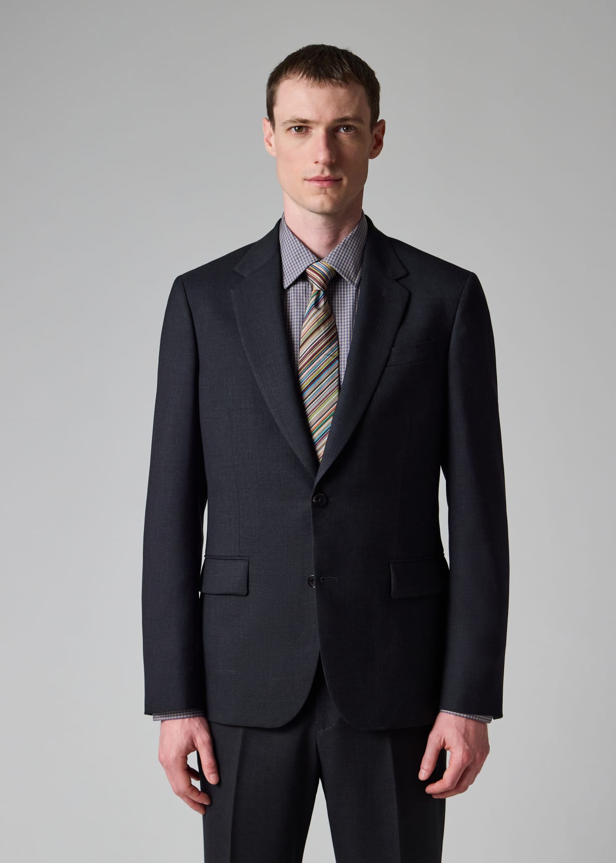 The Soho - Tailored-Fit Charcoal Wool 'A Suit To Travel In'