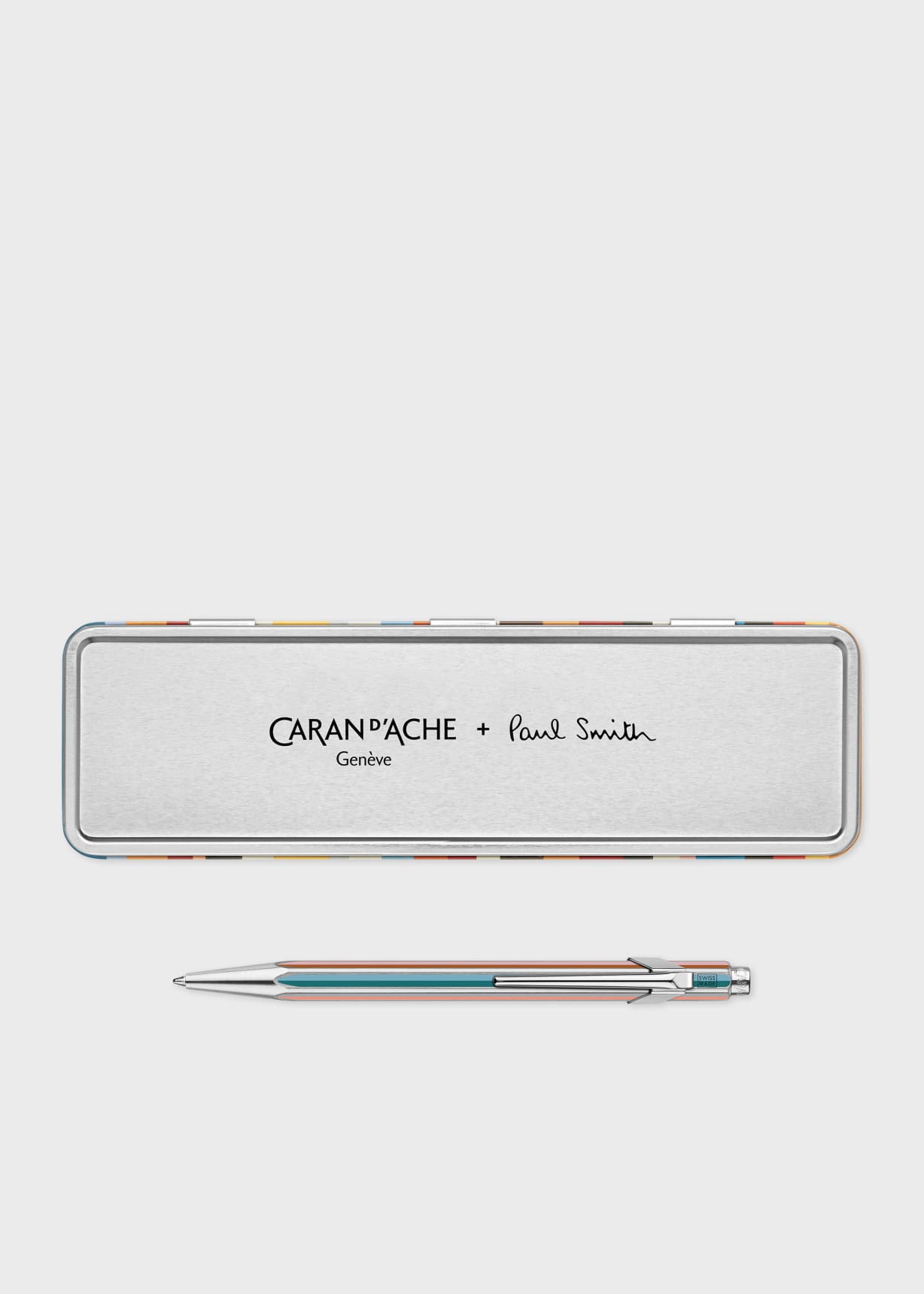 Caran d'Ache + Paul Smith - 849 Silver 'Signature Stripe