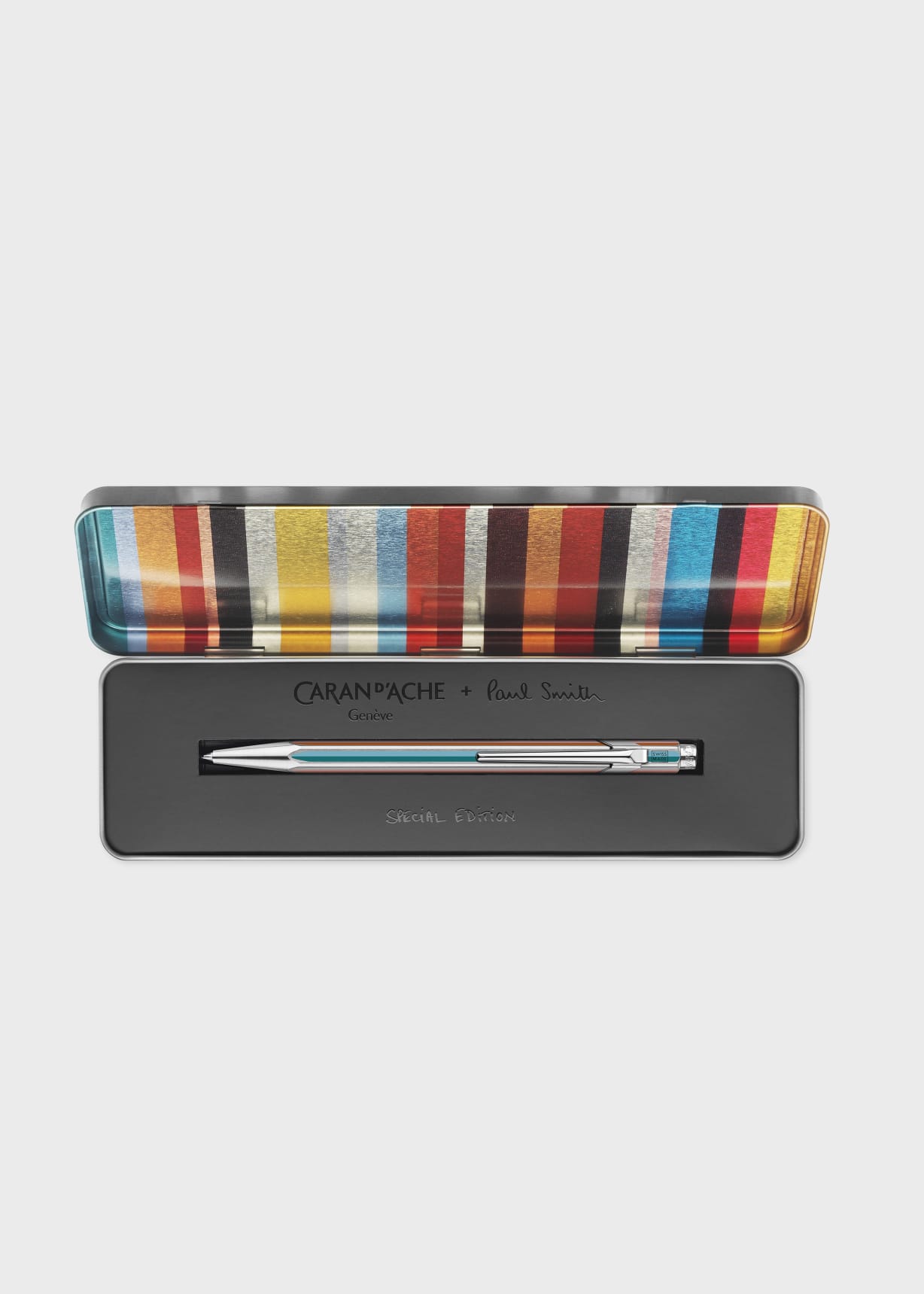 Caran d'Ache + Paul Smith - 849 Silver 'Signature Stripe