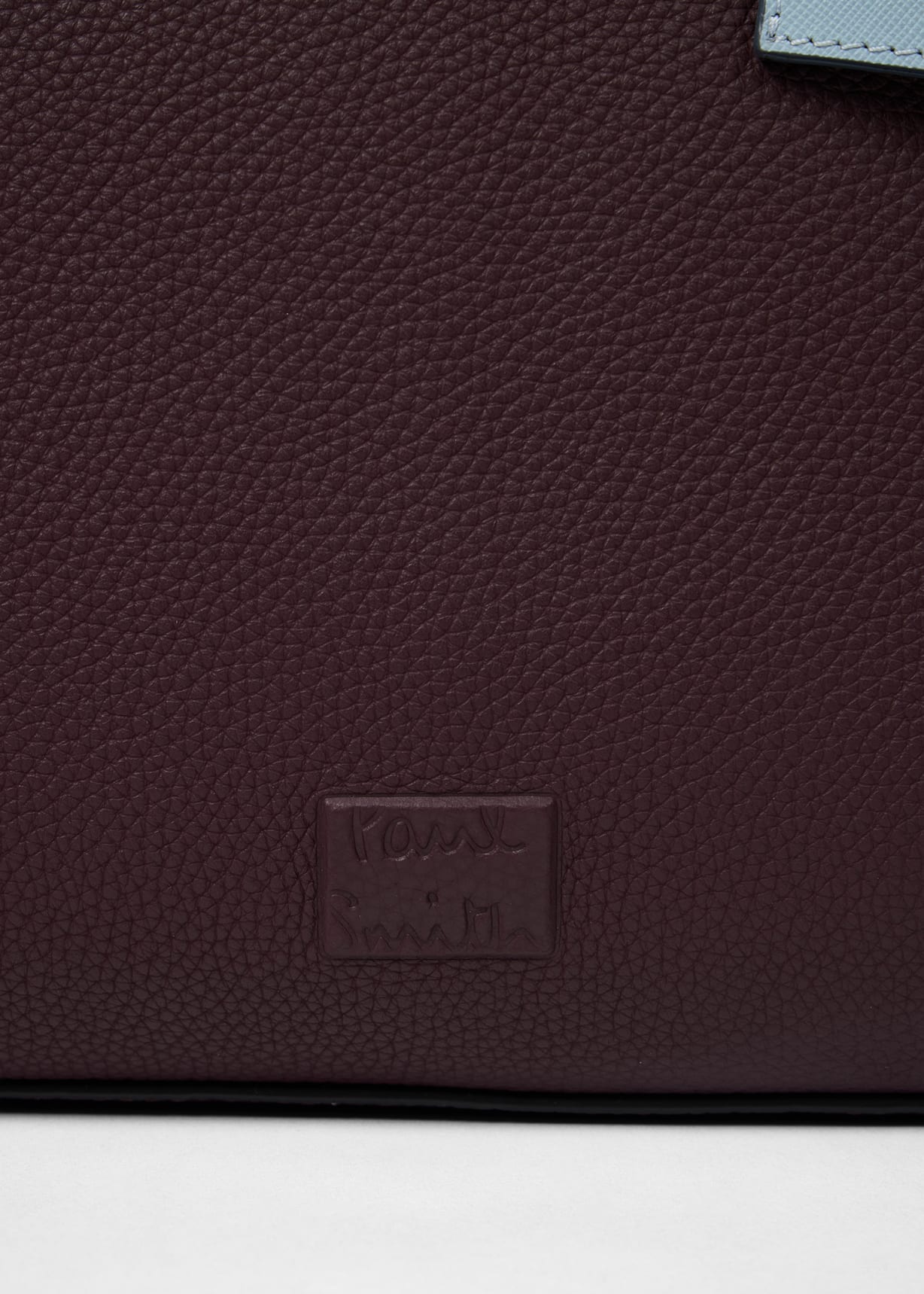 Paul Smith Botto Giuseppe 定価88,000円 Burgundy Leather Double-Zip Folio