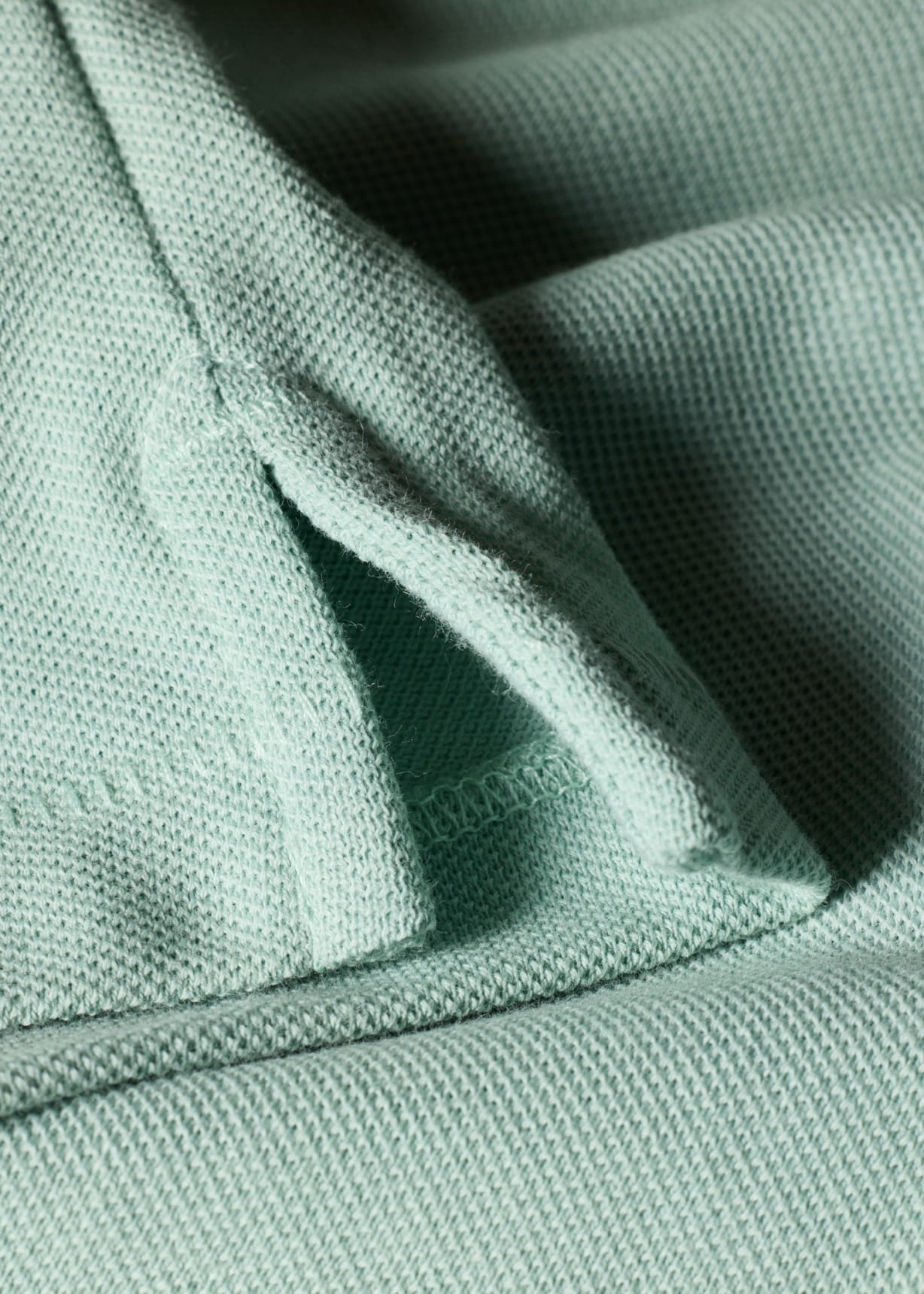 Men's Mint Green Organic Cotton Zebra Polo Shirt