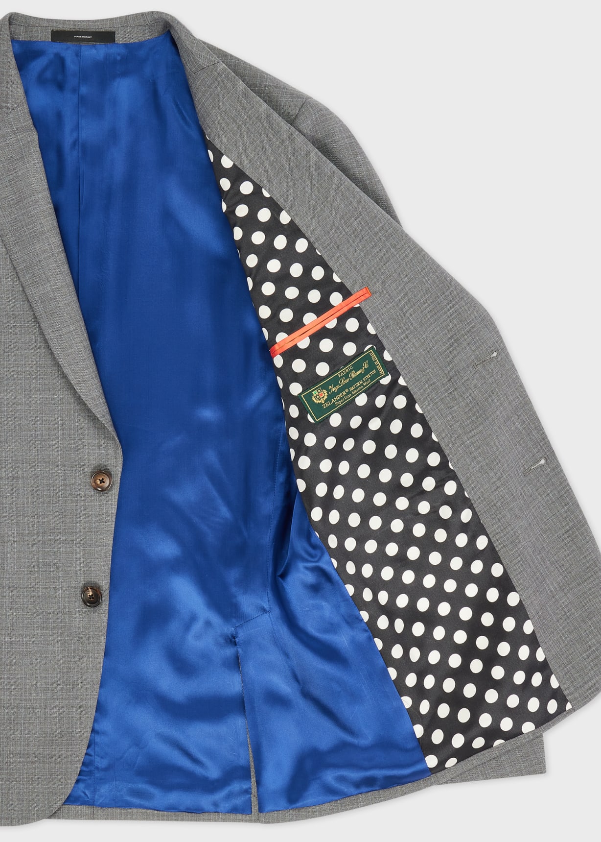 The Soho - Grey Superfine Merino Wool Check Suit