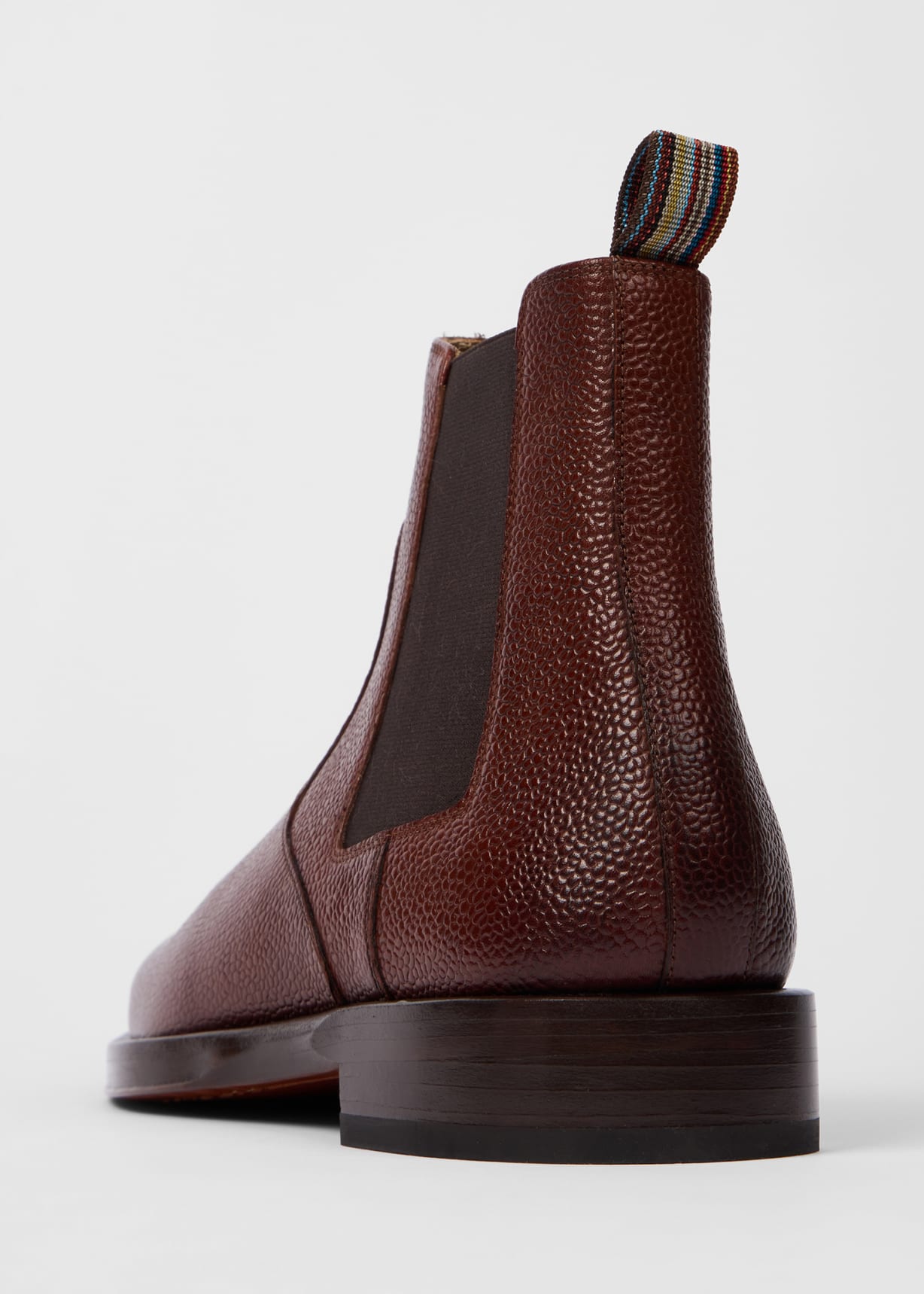 Brown Grain Leather 'Lawson' Boots