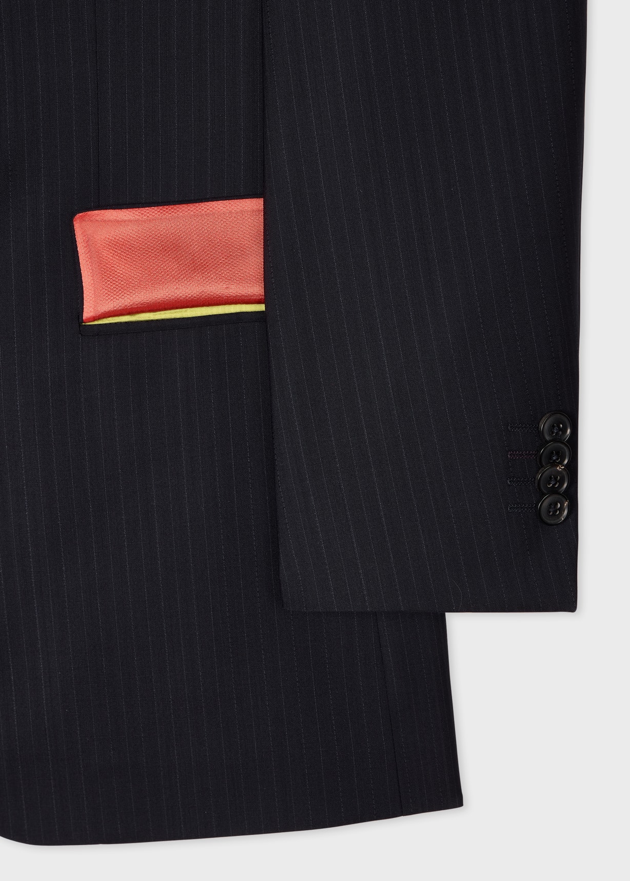 Men's The Soho - Navy Pinstripe Wool Suit