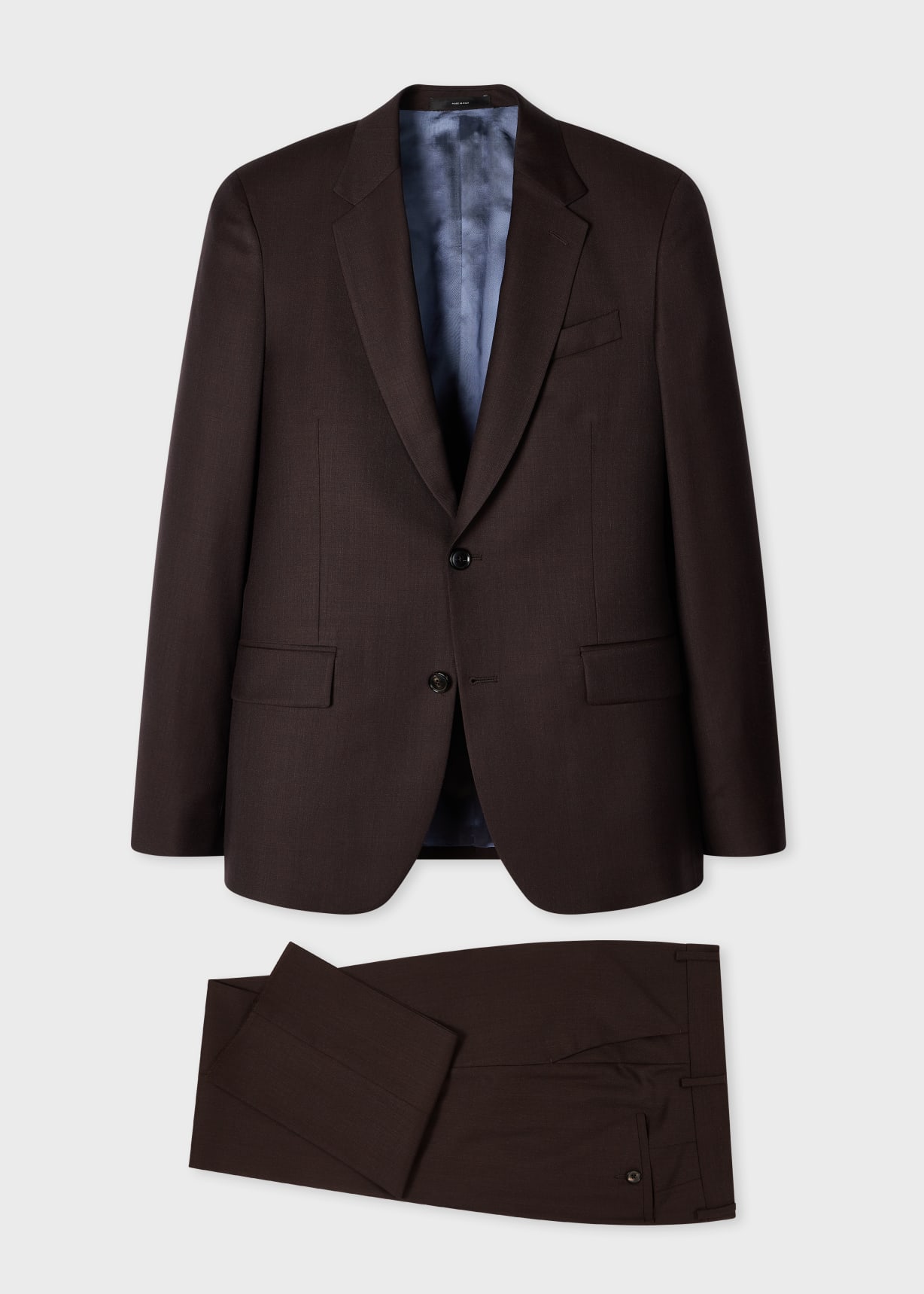 The Soho - Brown Sharkskin Wool Suit