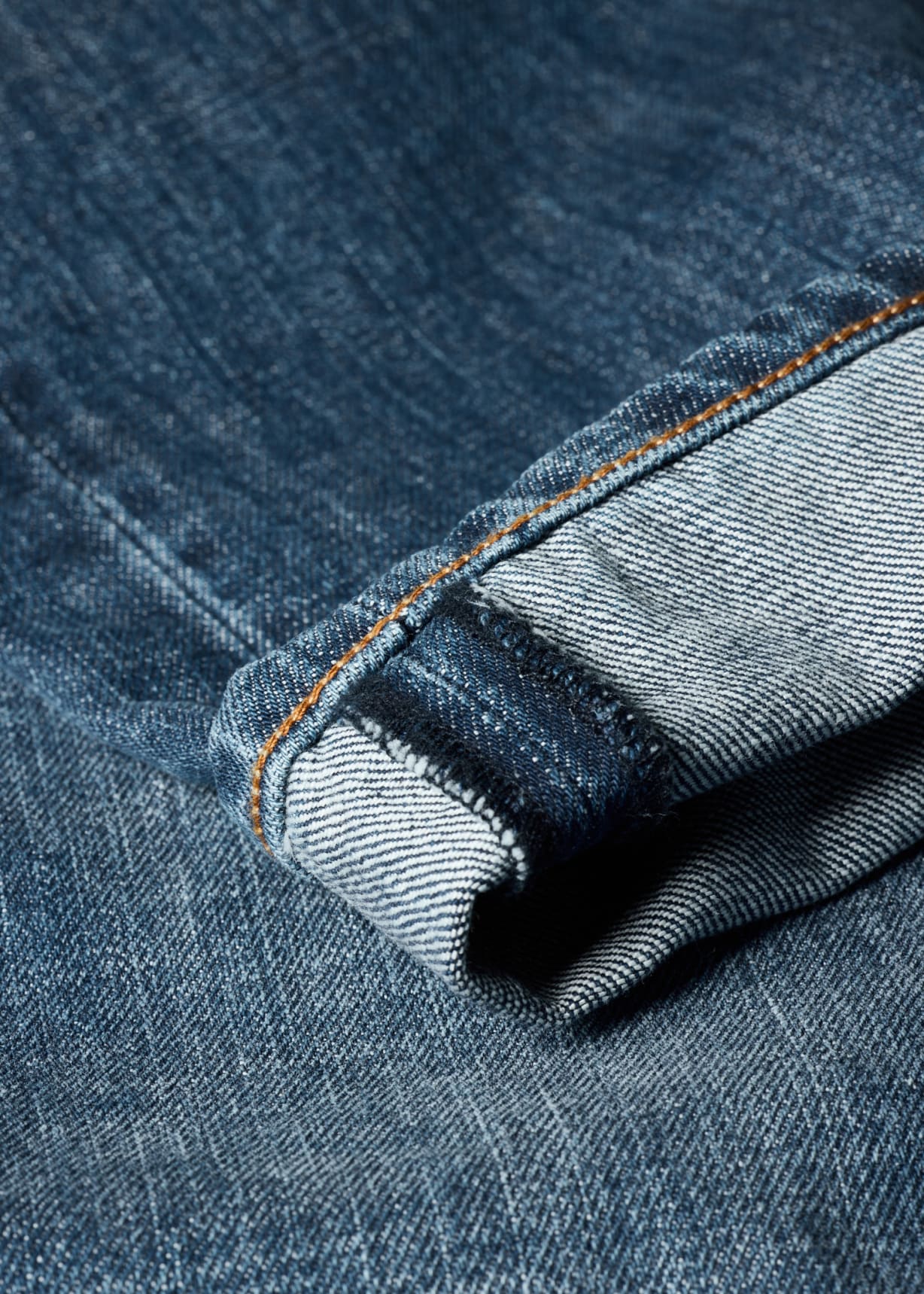Men's Standard-Fit Mid-Wash 'Organic Authentic Twill' Jeans