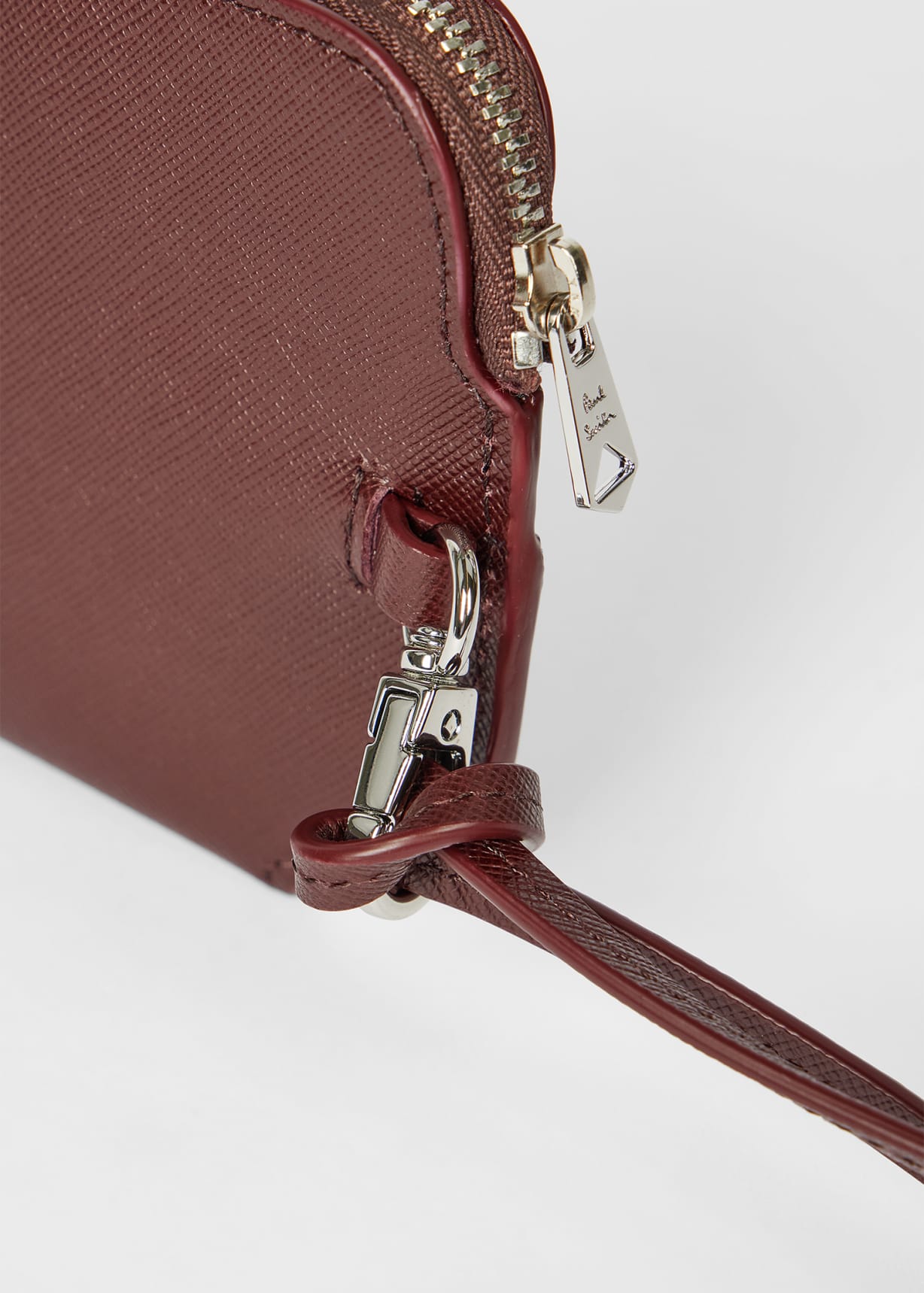 Burgundy Leather Travel Pouch