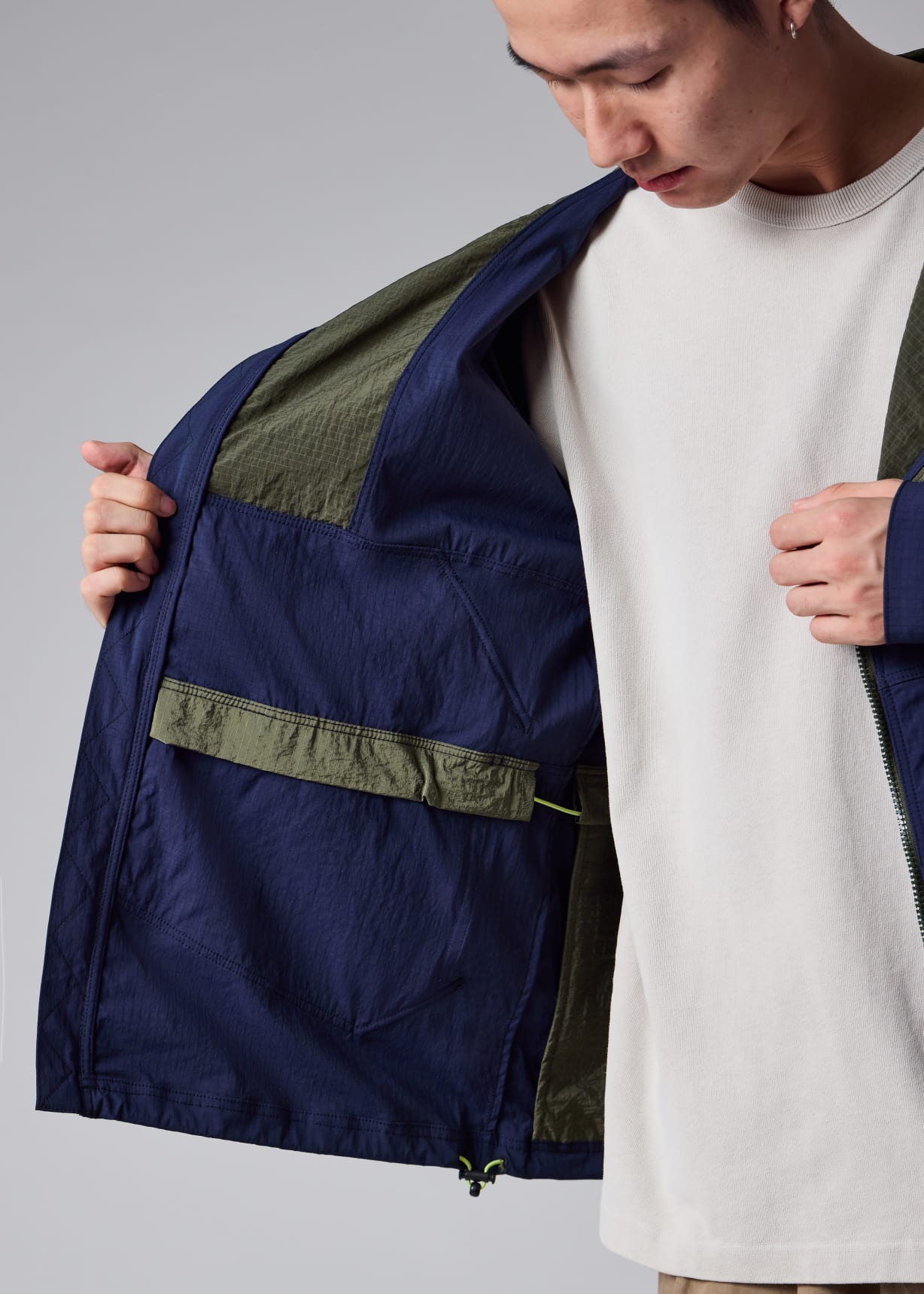 【PAUL SMITH】ナイロンジャケット　マウンテンパーカ　紺　M★ Men's Navy Packable Showerproof Ripstop Jacket