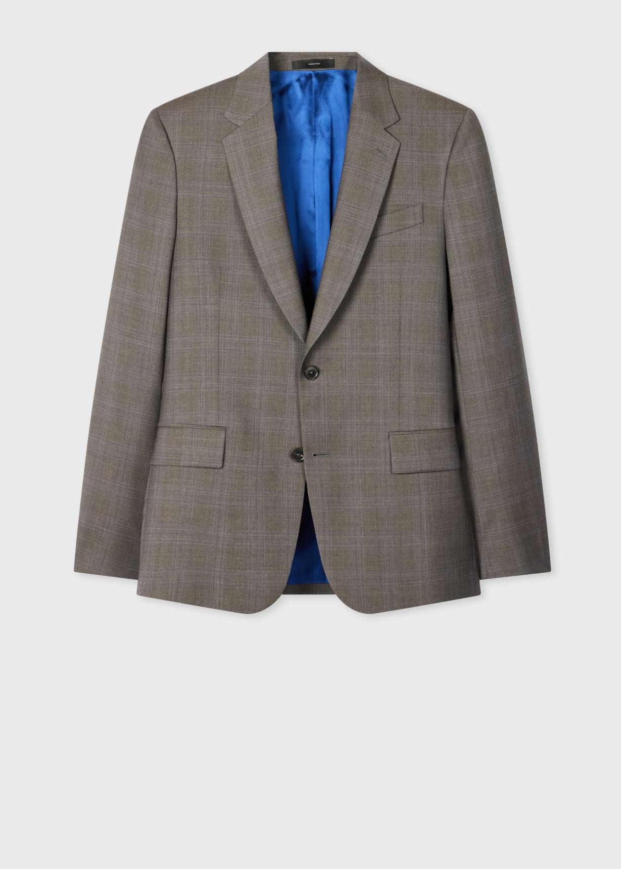 Paul Smith 3ピース SOHO FIT ゼニア　グレー チェック The Soho - Tailored-Fit Grey Check Wool Suit