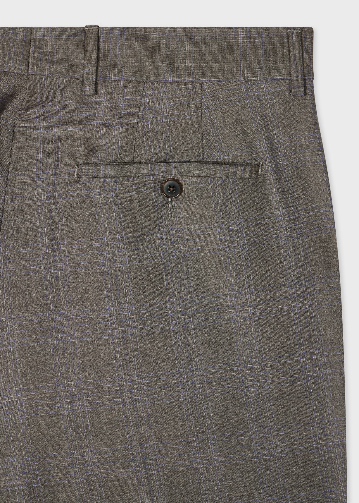 The Soho - Tailored-Fit Grey Check Wool Suit