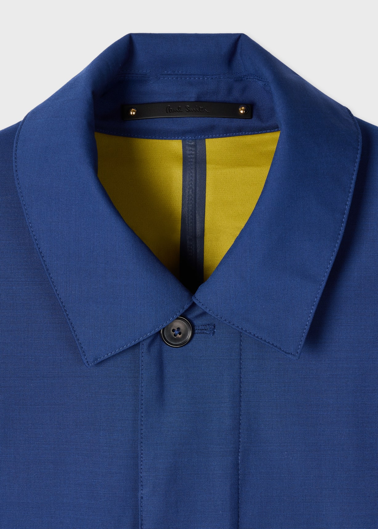 Men's Cobalt Blue 'Storm System' 3-Layer Hooded Mac