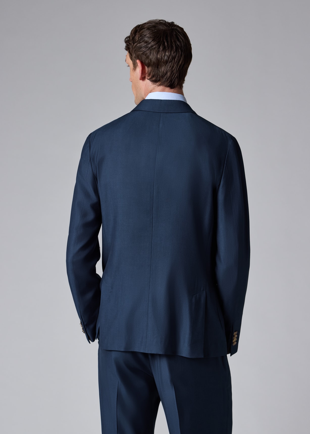Paul Smith ダークブルー 2ピーススーツ ウール混紡 Men's Navy Wool-Viscose Two-Piece Suit