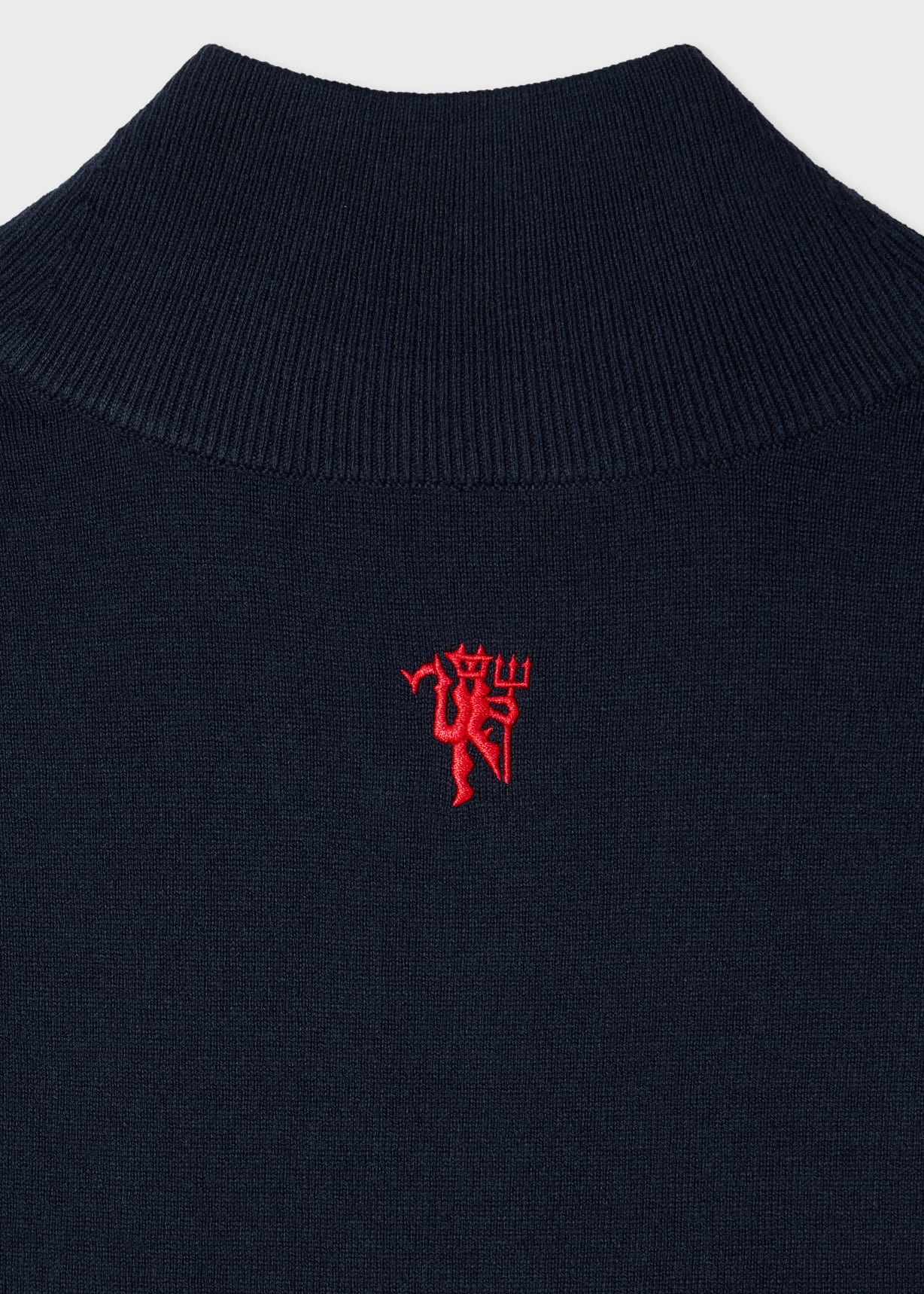 Paul Smith For Manchester United - Dark Navy Quarter-Zip Zebra