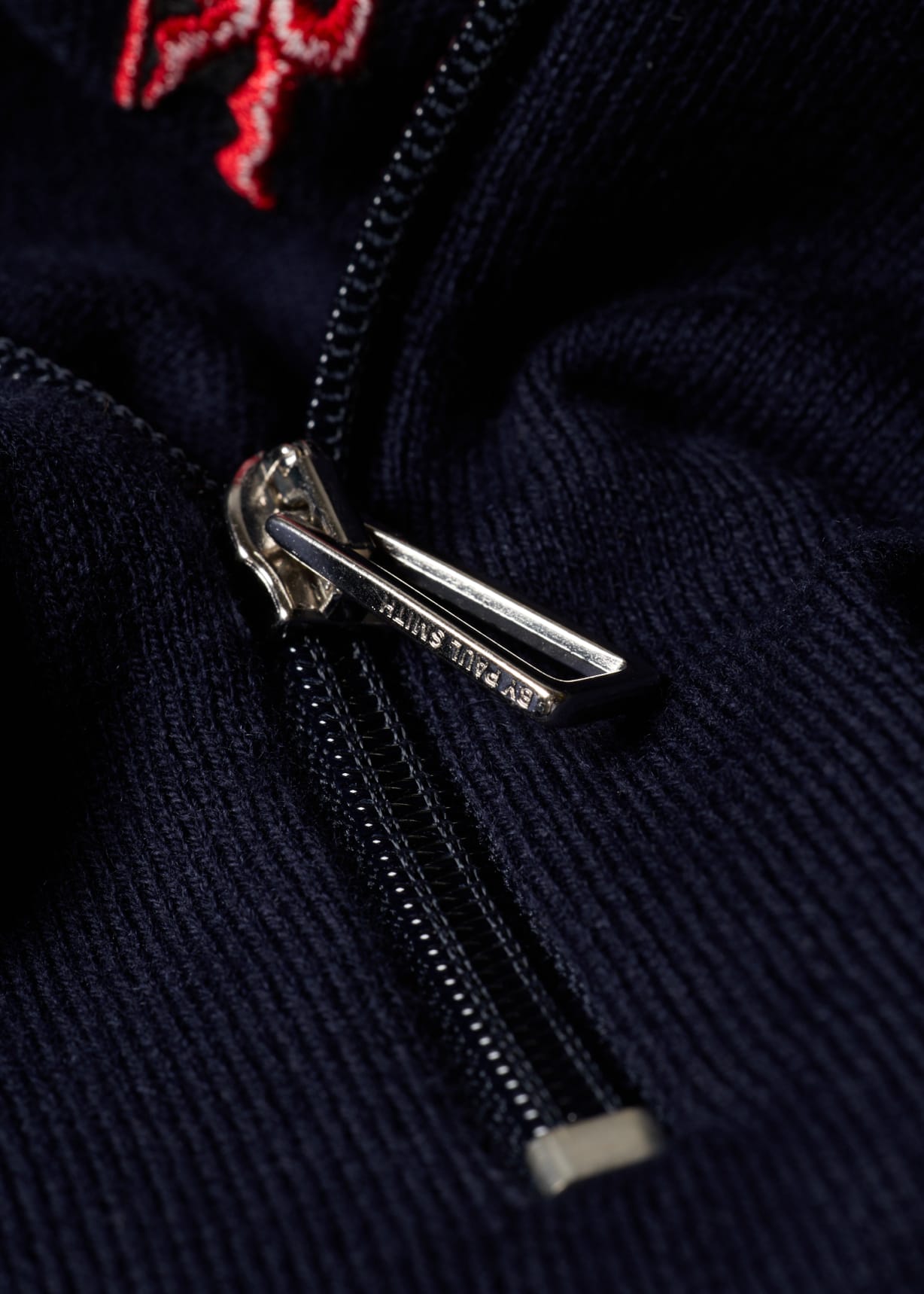Paul Smith For Manchester United - Dark Navy Quarter-Zip Zebra