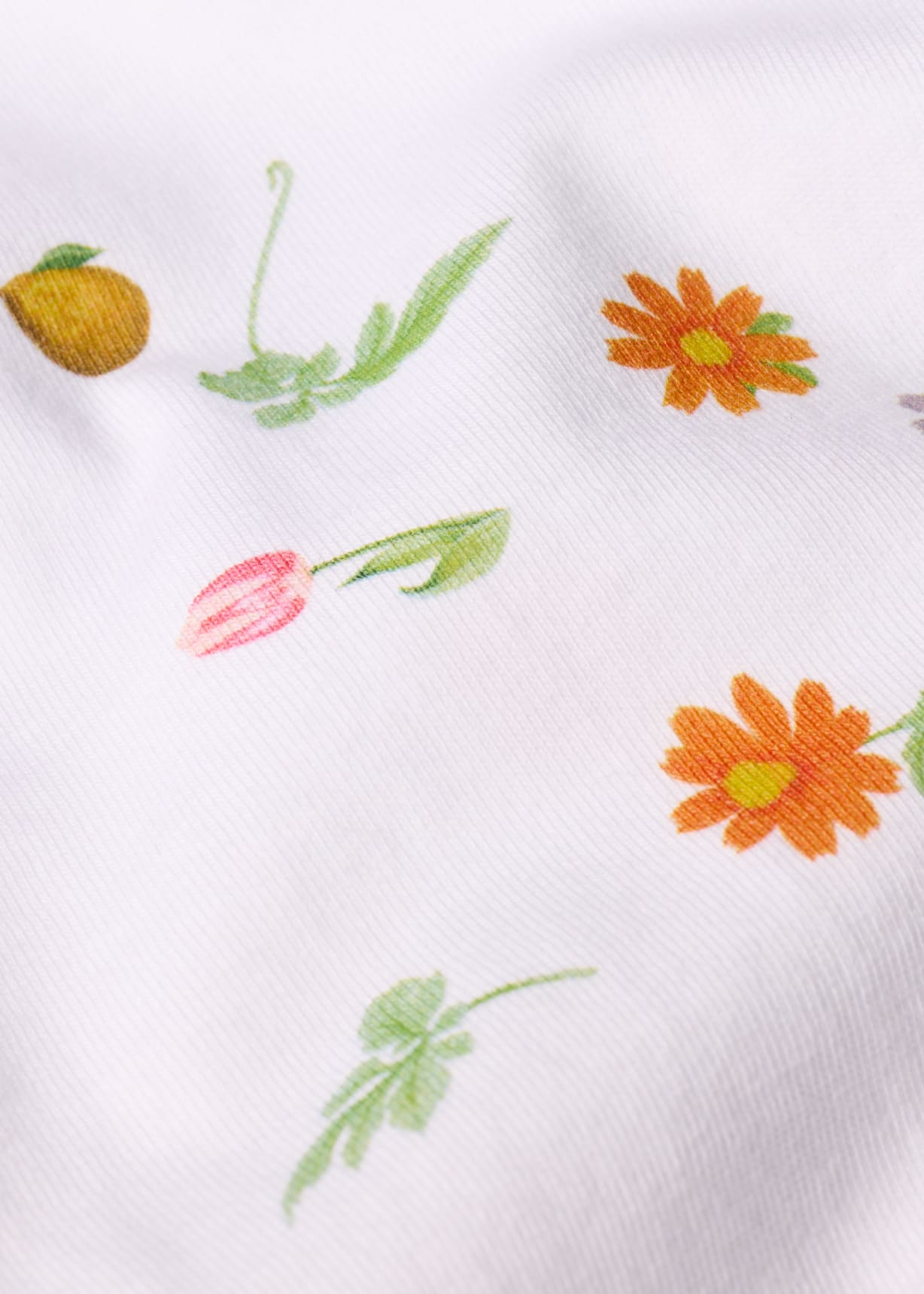Women's Cotton 'Flowers' T-Shirt Paul Smith