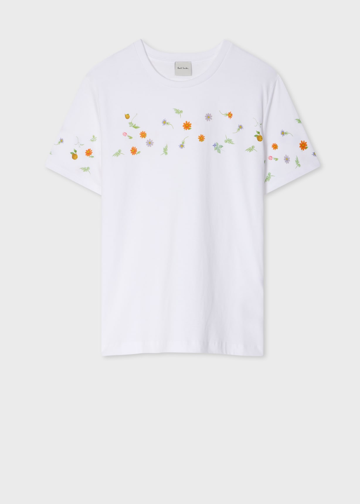 Women's Cotton 'Flowers' T-Shirt Paul Smith