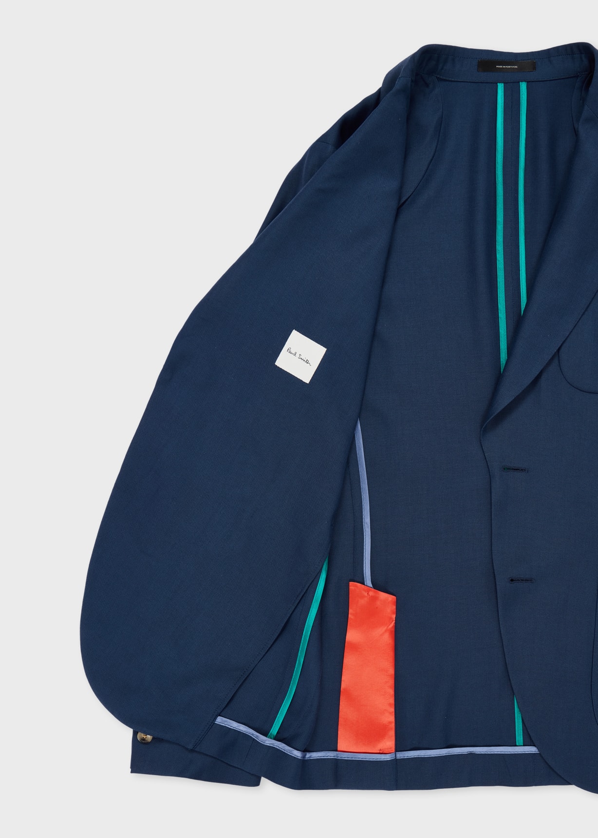 Men's Navy Wool-Viscose Two-Piece Suit