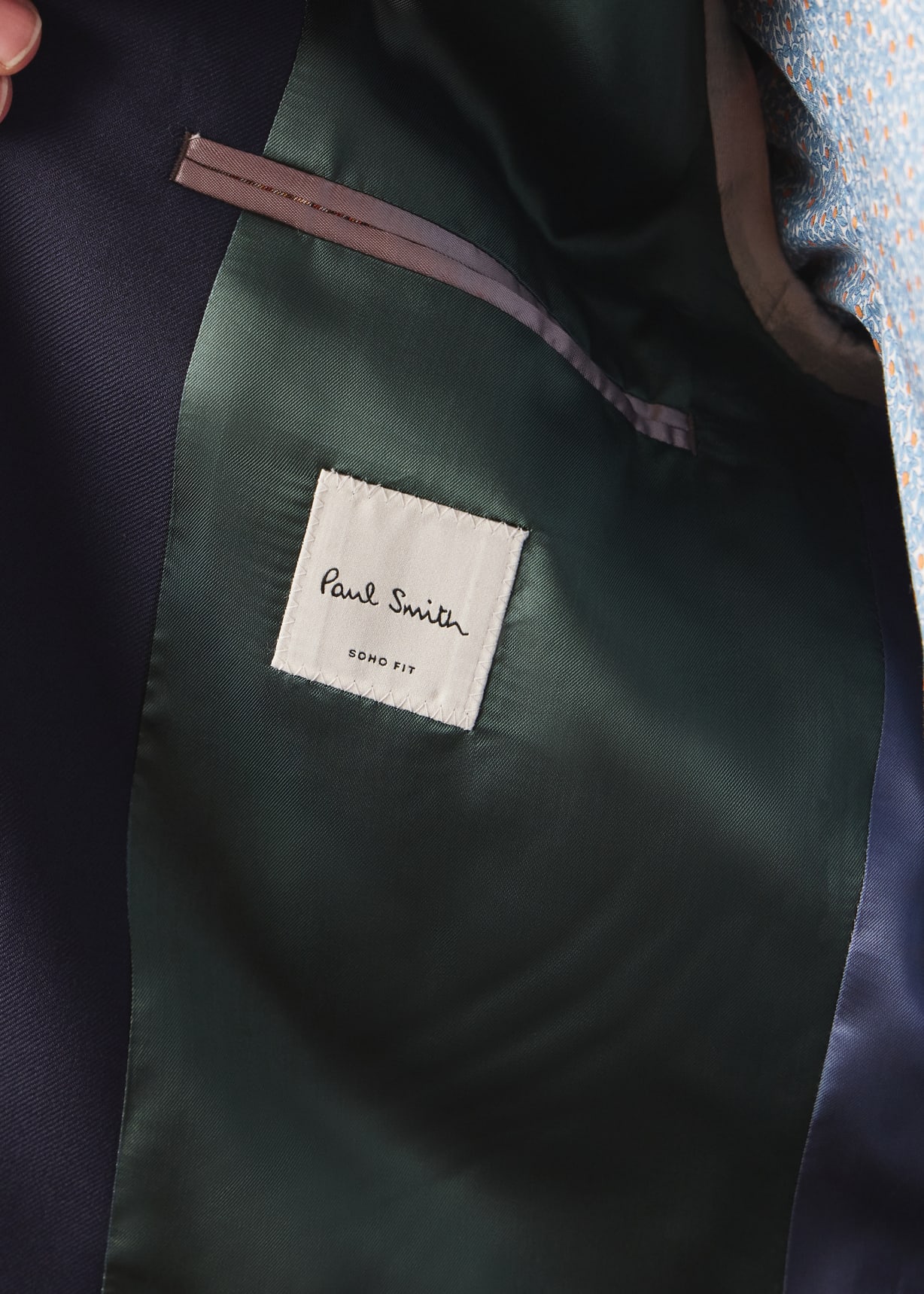 The Soho - Tailored-Fit Navy Wool 'A Suit To Travel In' Blazer