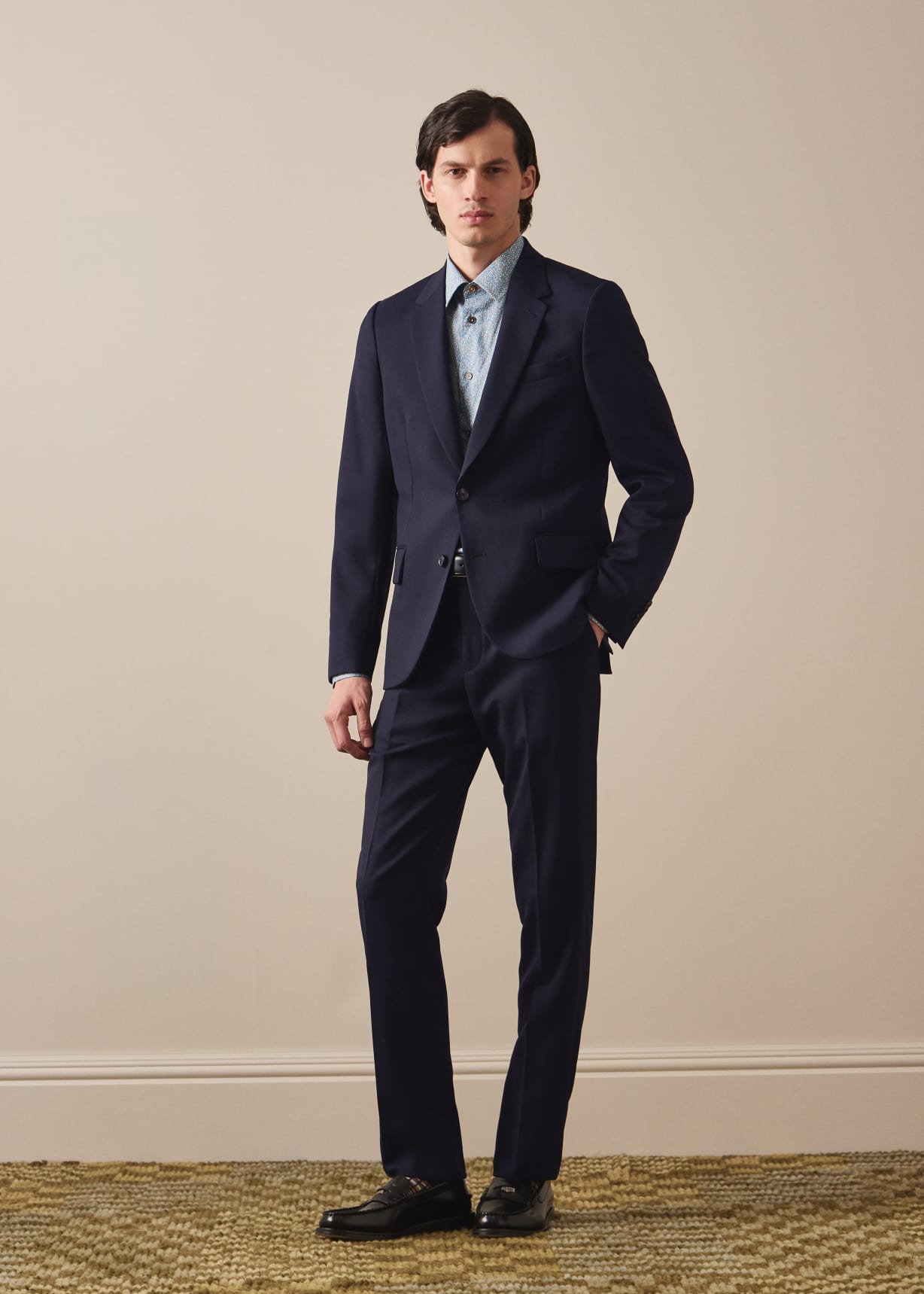 The Soho - Tailored-Fit Navy Wool 'A Suit To Travel In' Blazer
