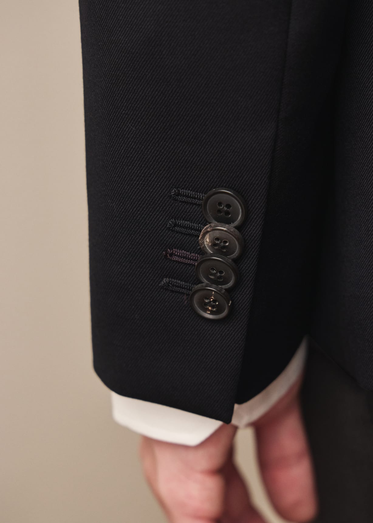 The Soho - Tailored-Fit Black Wool 'A Suit To Travel In' Blazer
