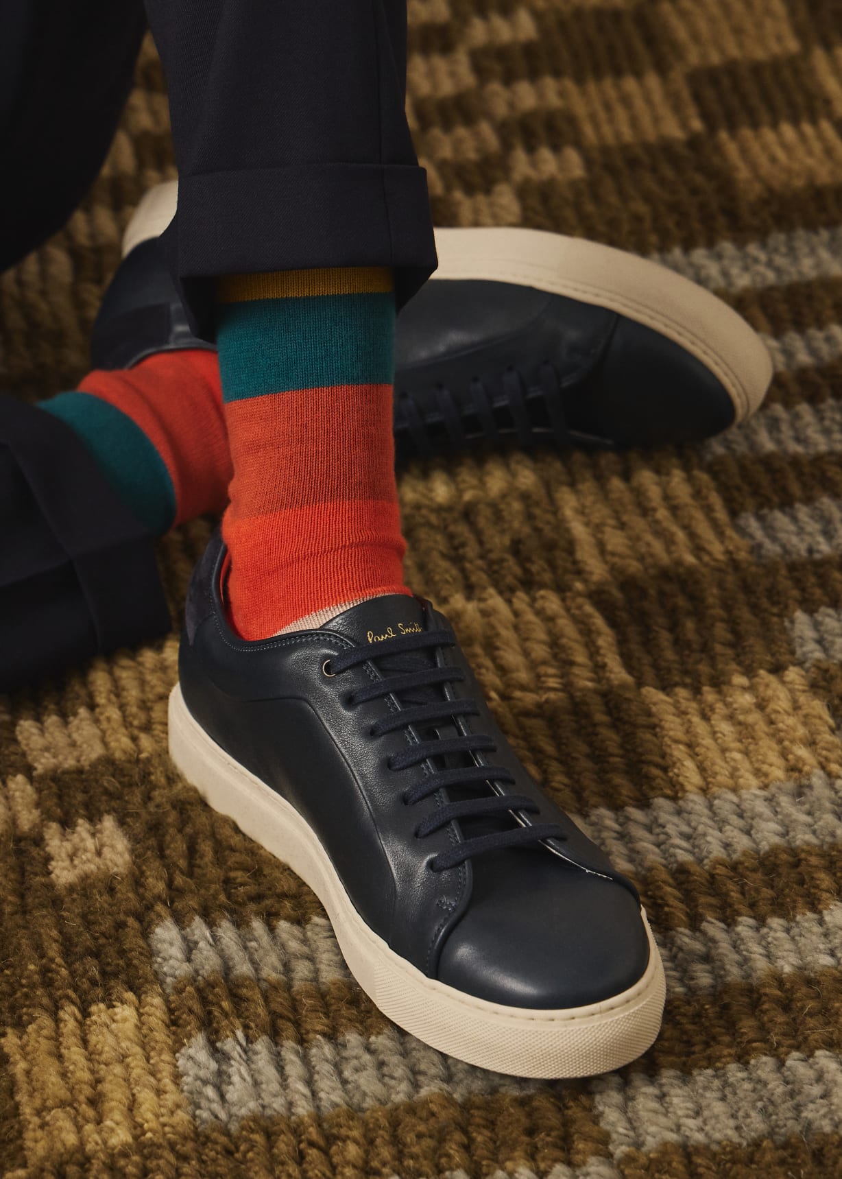Paul Smith Quincy Navy Cow Leather US mens 11 Paul Smith Men main image 2