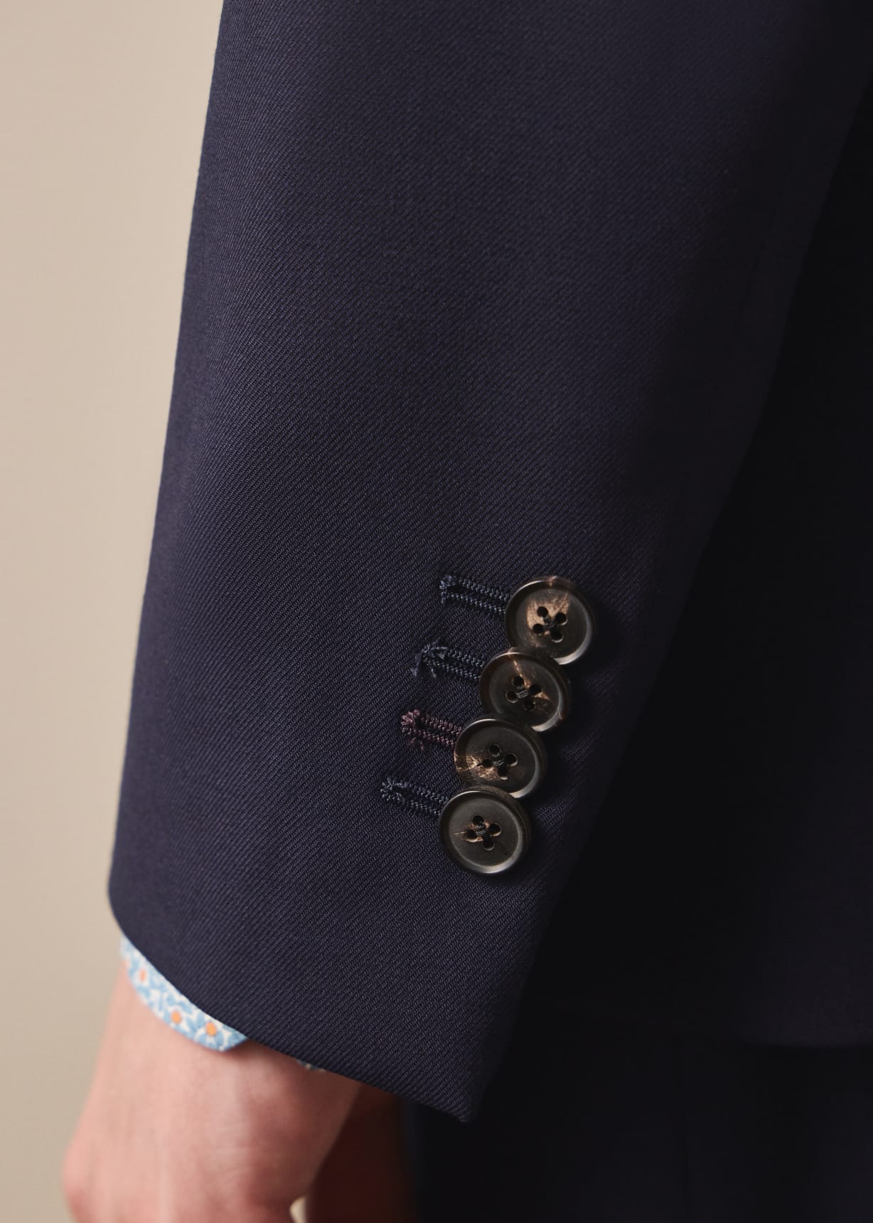 The Soho - Tailored-Fit Navy Wool 'A Suit To Travel In' Blazer