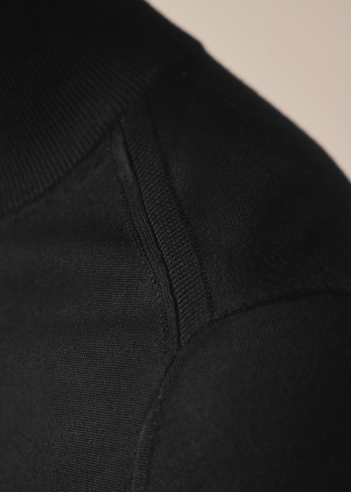 Black Wool Quarter Zip Sweater Paul Smith
