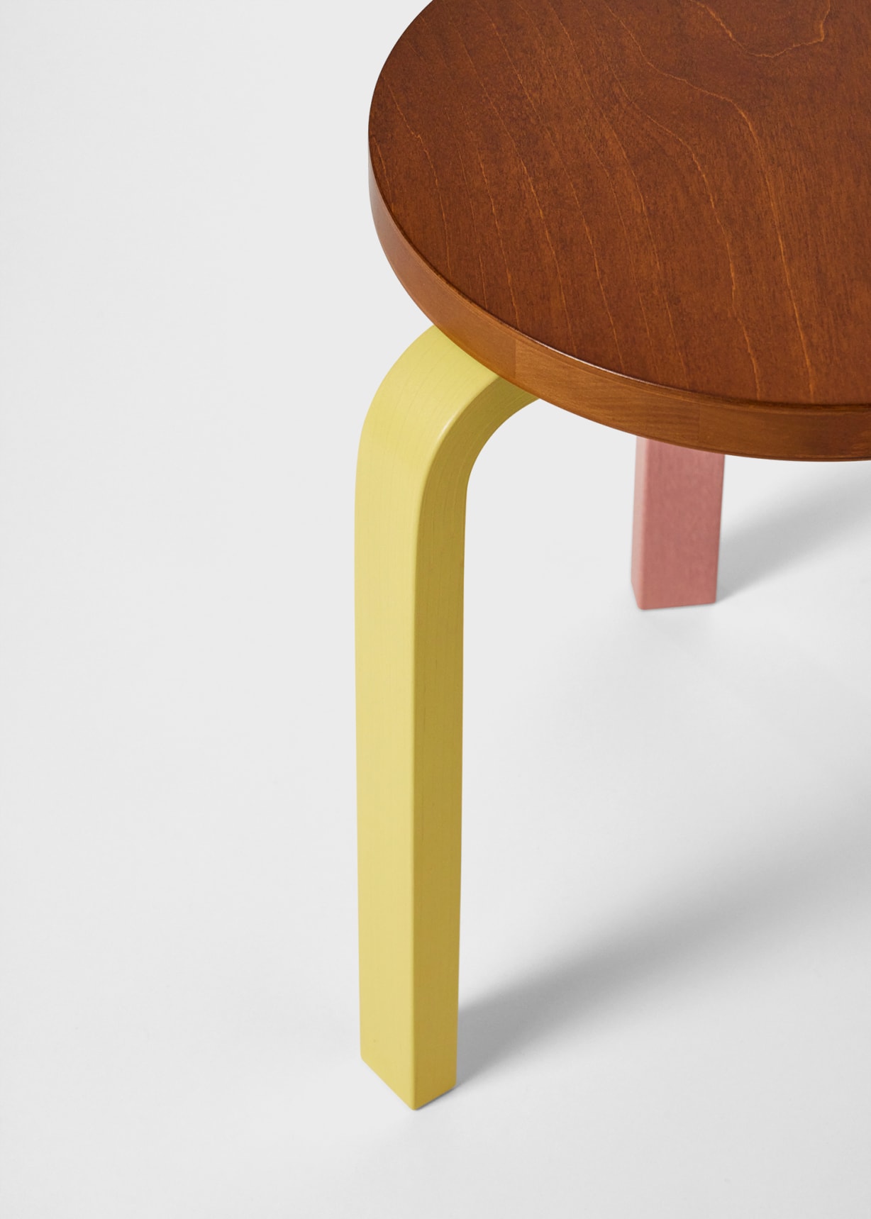 Artek Reimagined by Paul Smith - Aalto Four Colour-Stained Stool