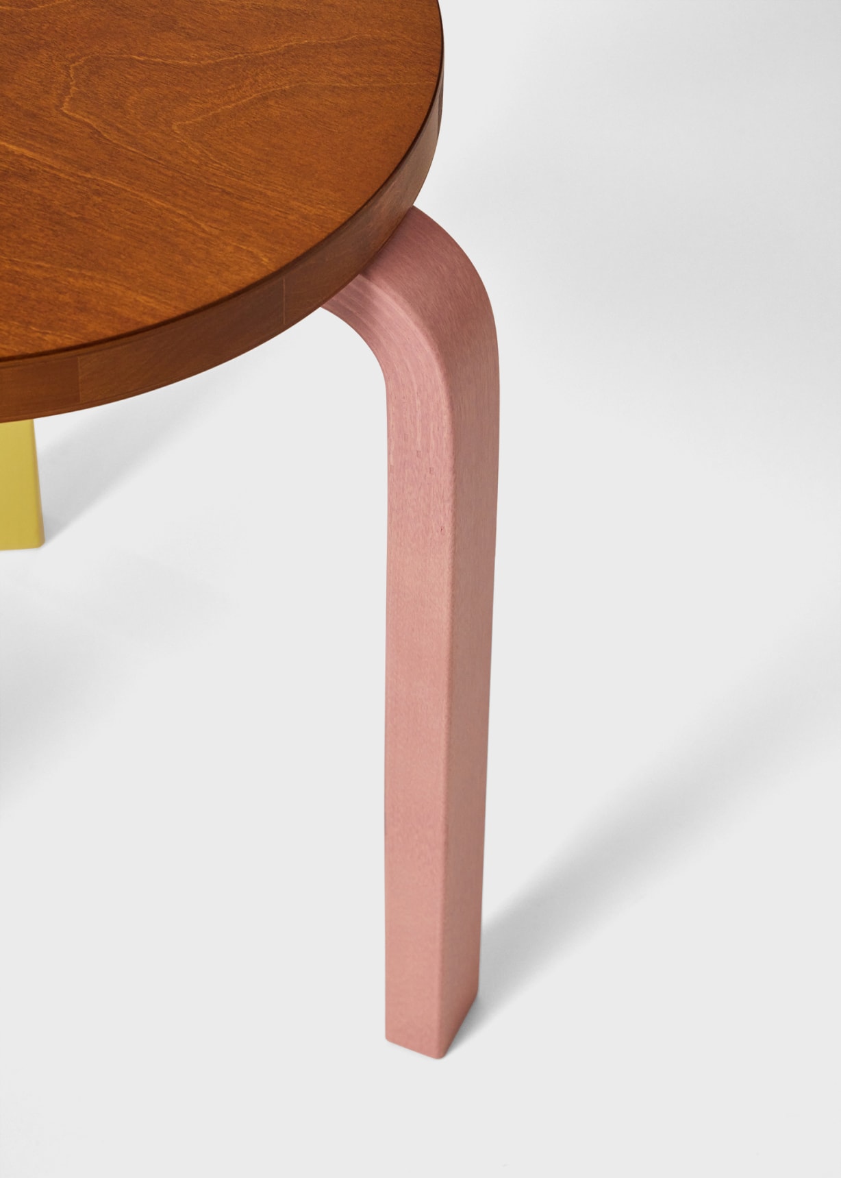 Artek Reimagined by Paul Smith - Aalto Four Colour-Stained Stool
