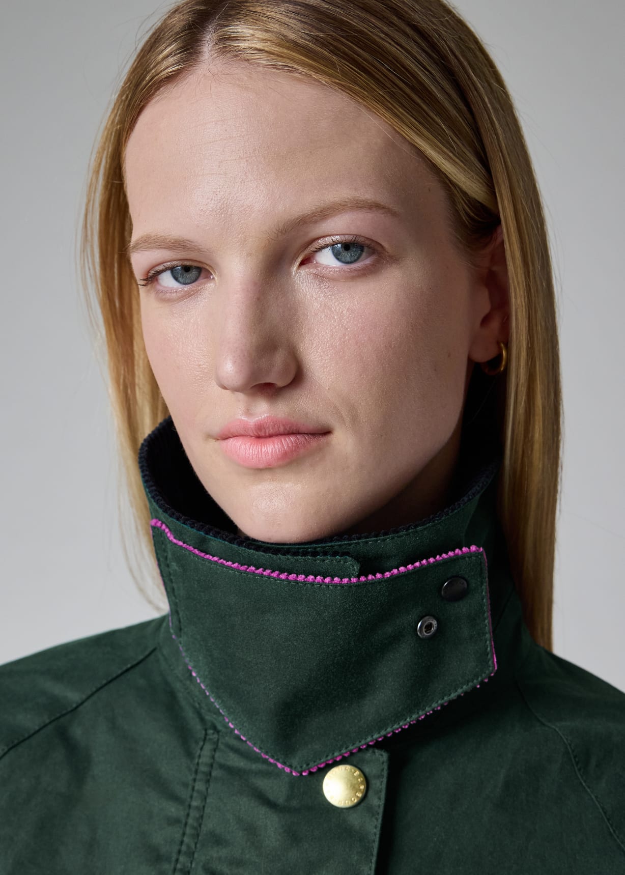 Paul Smith loves Barbour - Women's Dark Green Spey Waxed Jacket