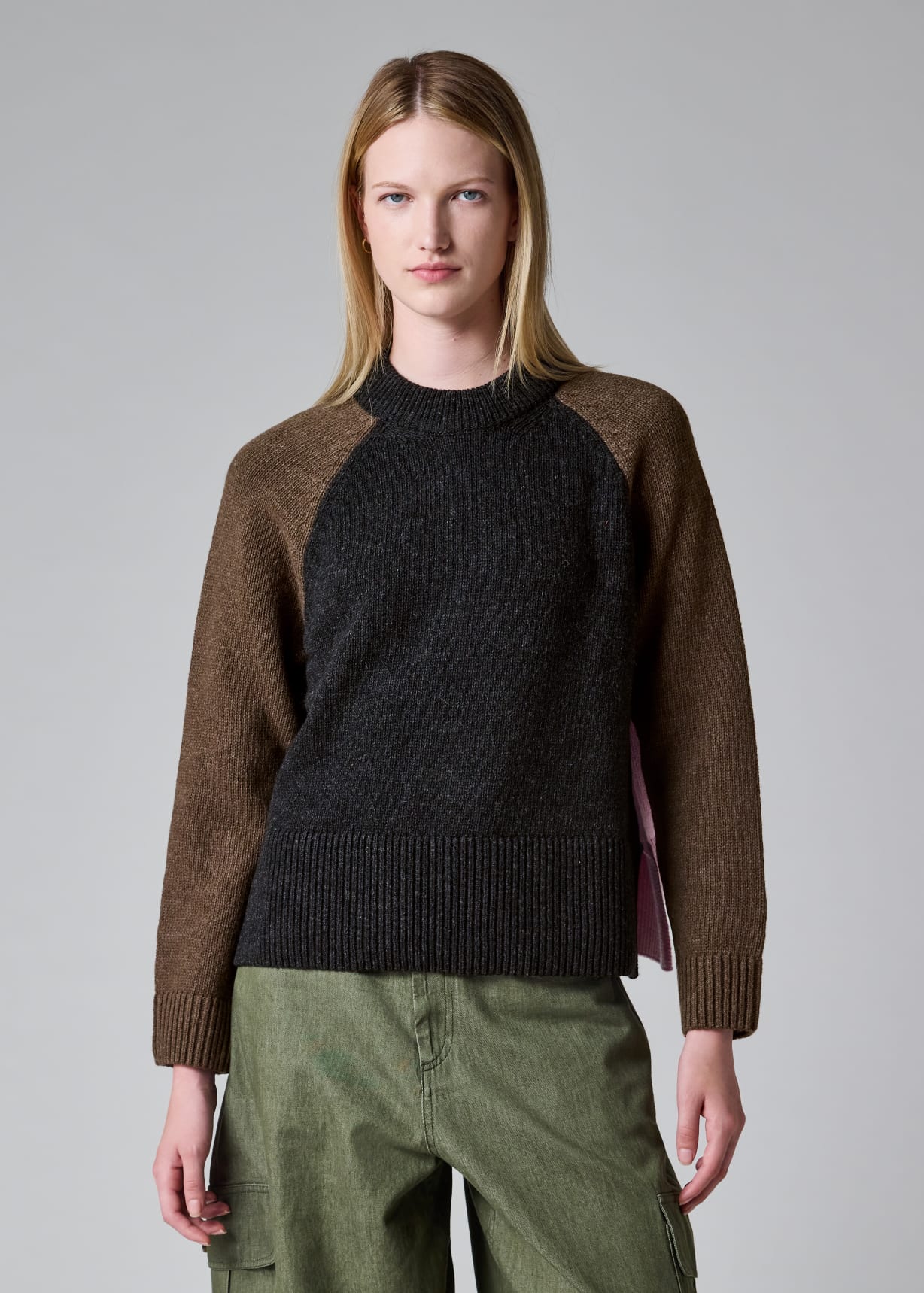 Paul Smith loves Barbour ニット セーター S Paul Smith loves Barbour - Women's Charcoal Tyneside Sweater