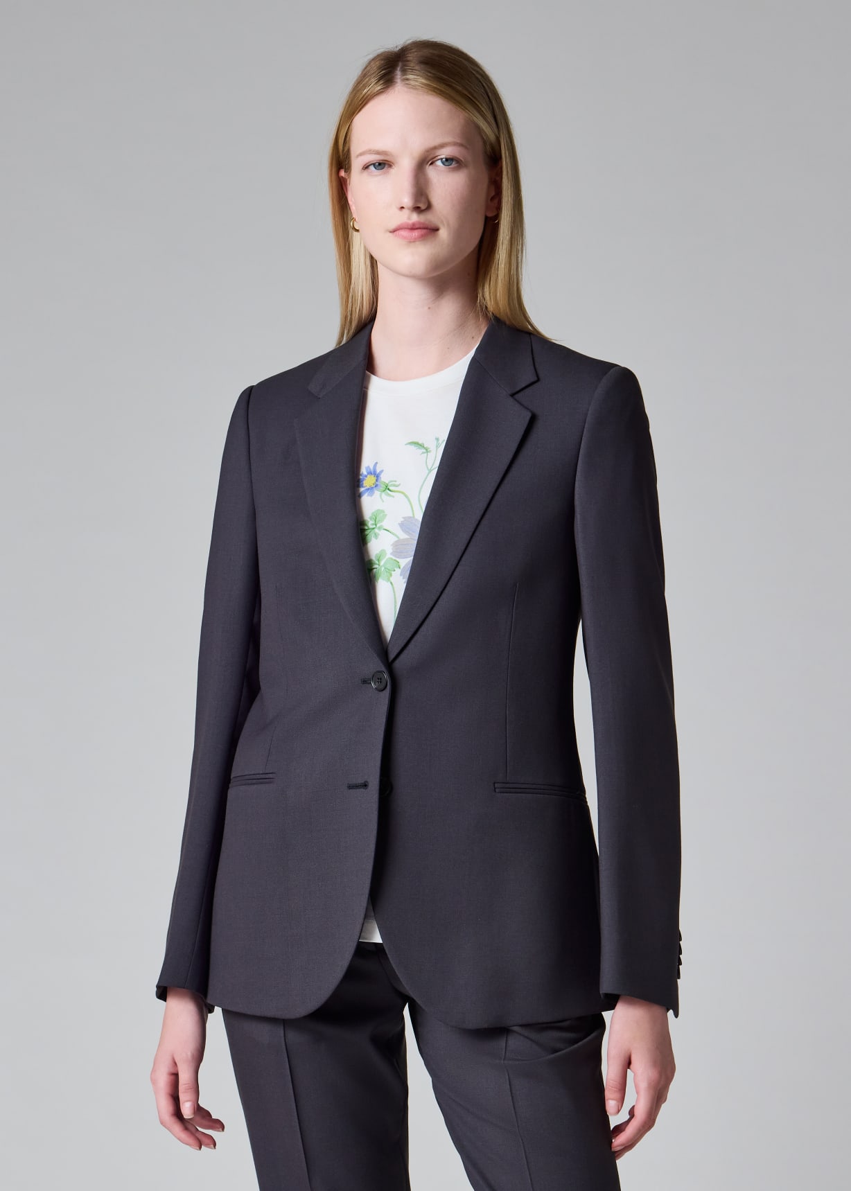 Women's A Suit To Travel In - Soft Purple Wool Two-Button Blazer