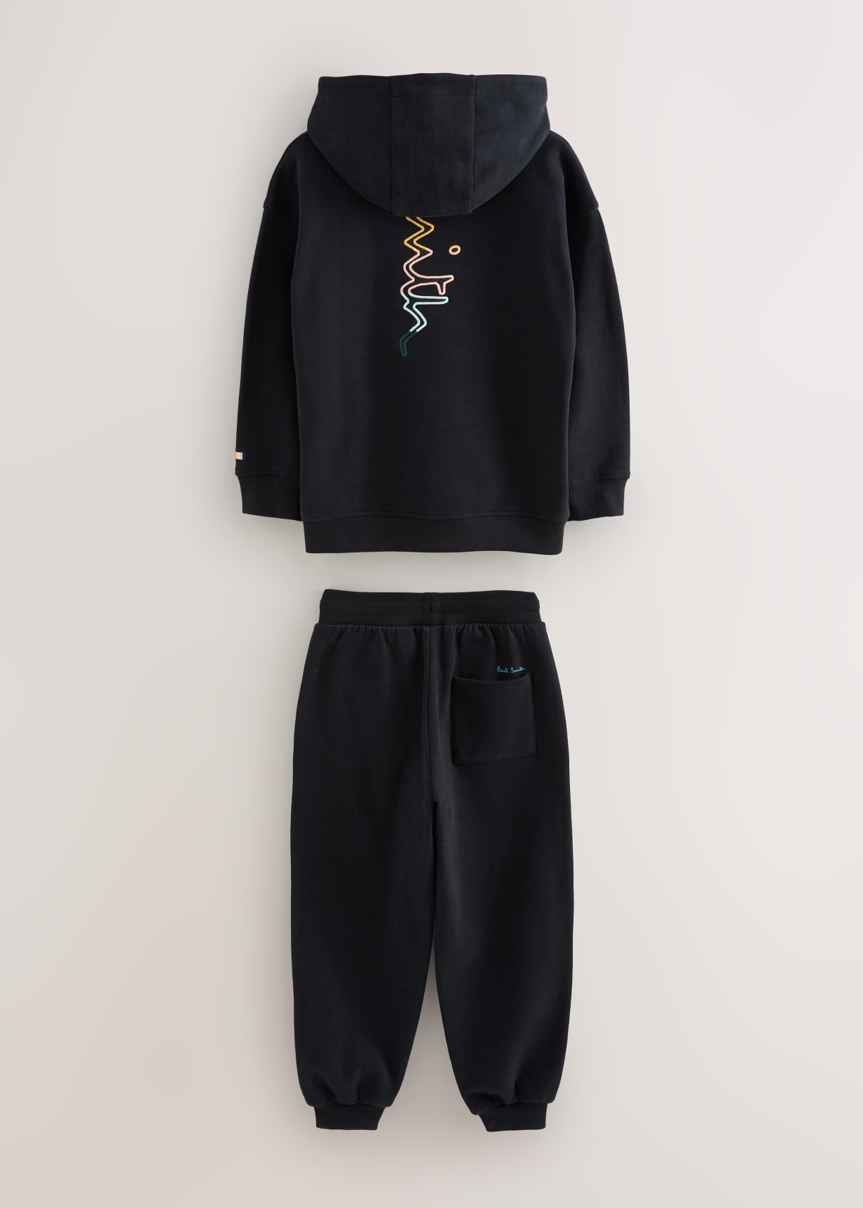 3-13 Years Black Hoodie and Joggers Set