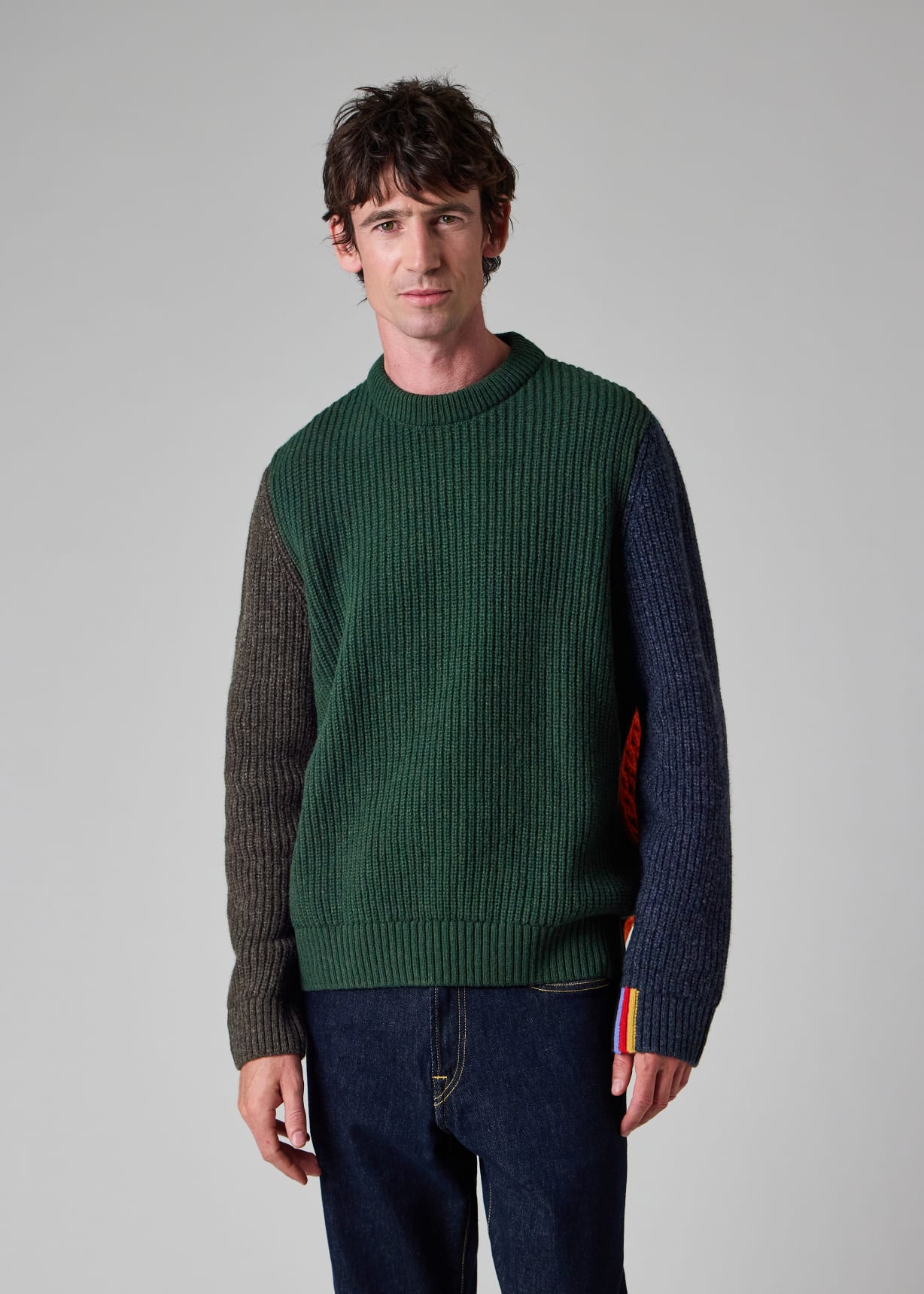 Paul Smith loves Barbour - Colourblock Tyne Sweater
