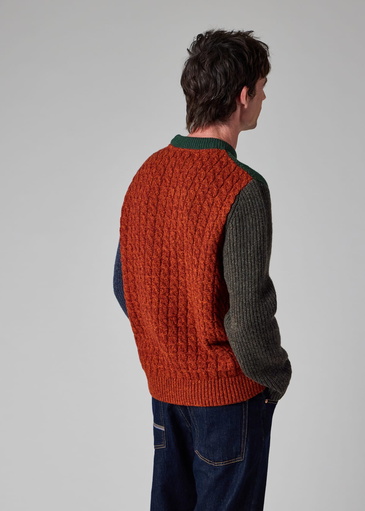 Paul Smith loves Barbour - Colourblock Tyne Sweater