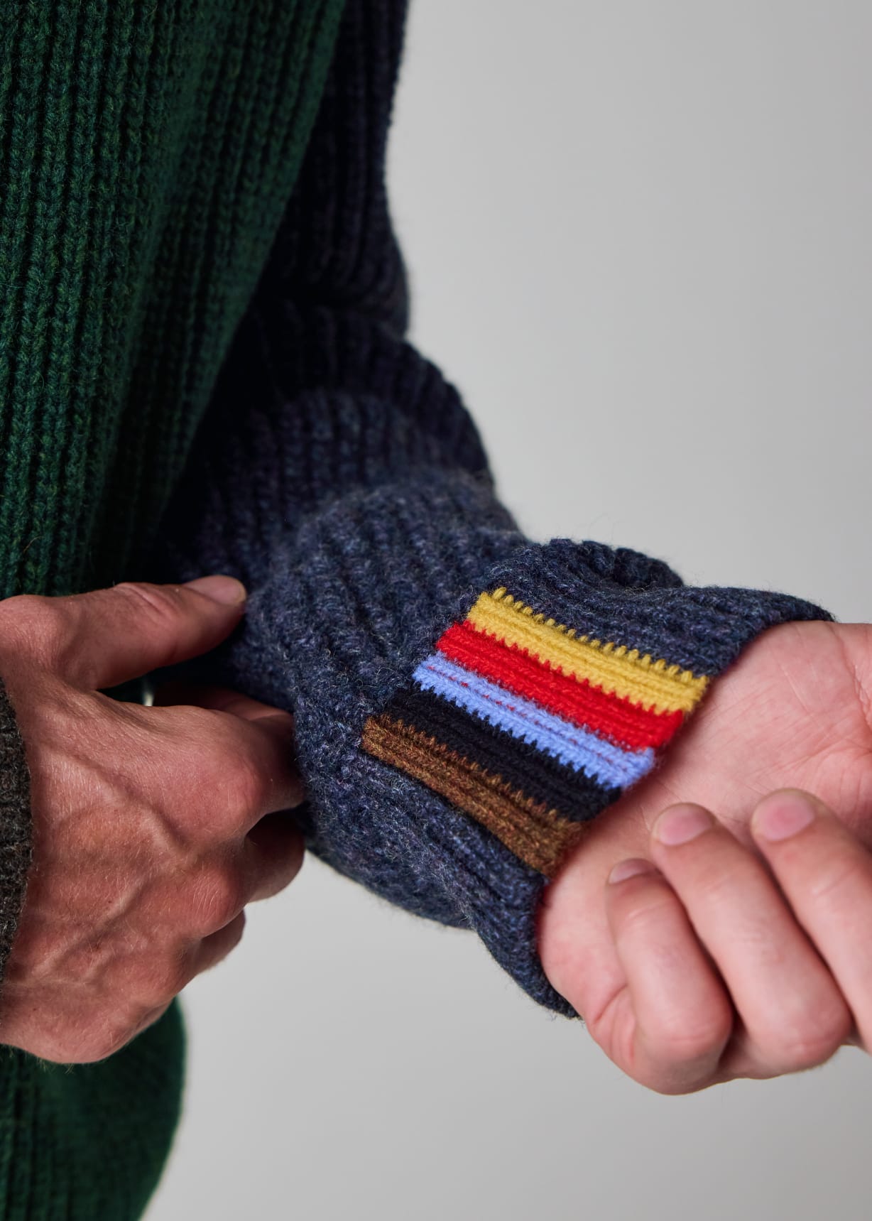 Paul Smith loves Barbour - Colourblock Tyne Sweater