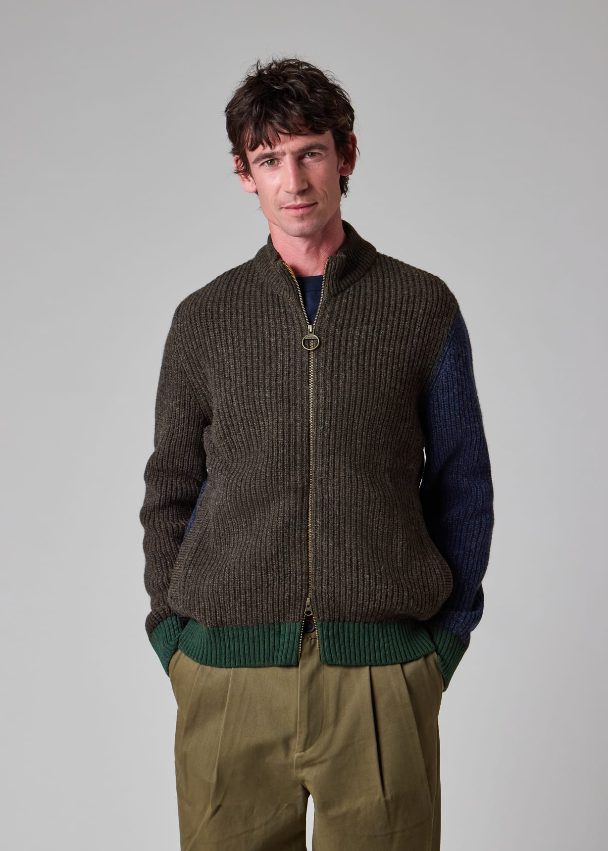 最終値下げPaul Smith love Barbour コラボ ジップ M Paul Smith Loves