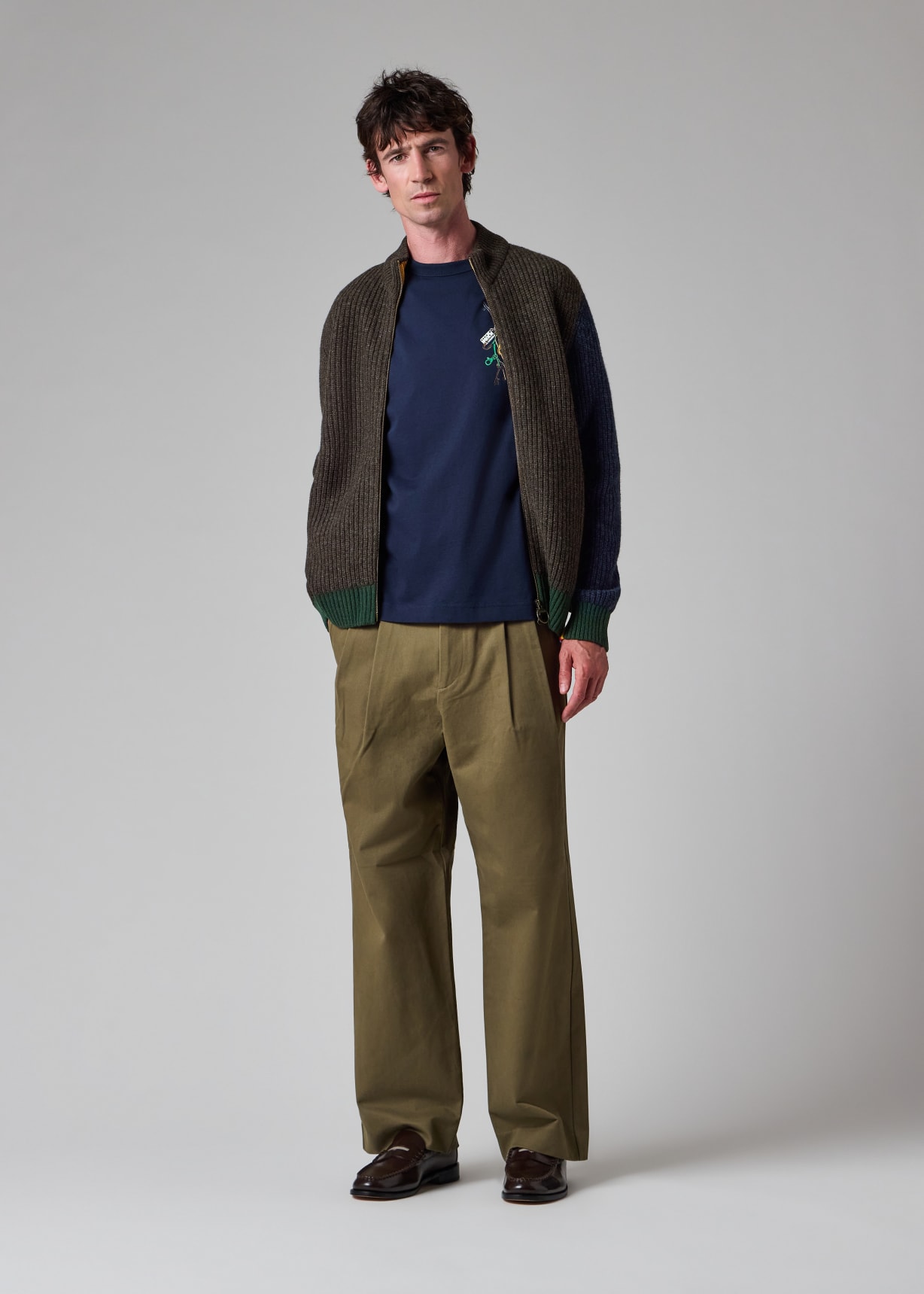 最終値下げPaul Smith love Barbour コラボ ジップ M Paul Smith loves Barbour - Gamefair Zip Cardigan
